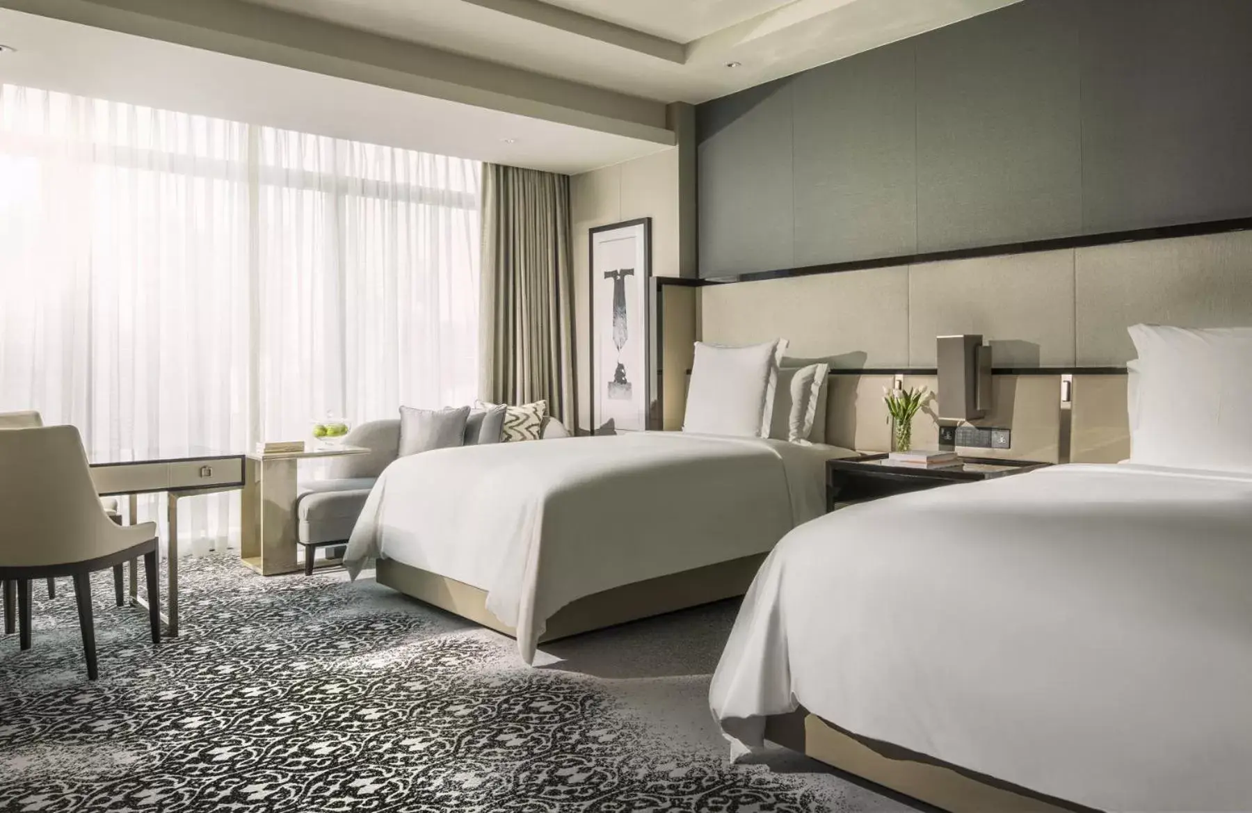 Bedroom in Four Seasons Hotel Kuala Lumpur