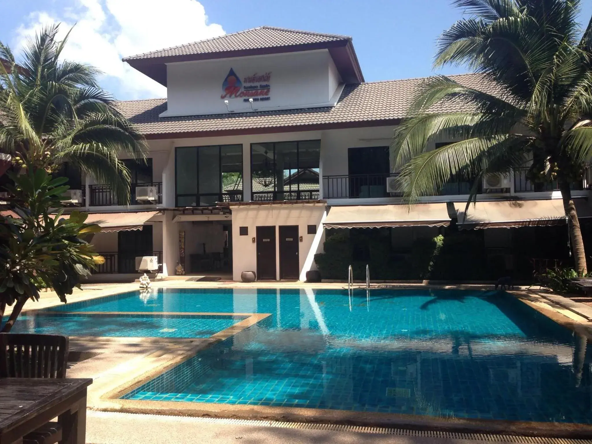 Pool view, Property Building in Monsane River Kwai Resort & Spa