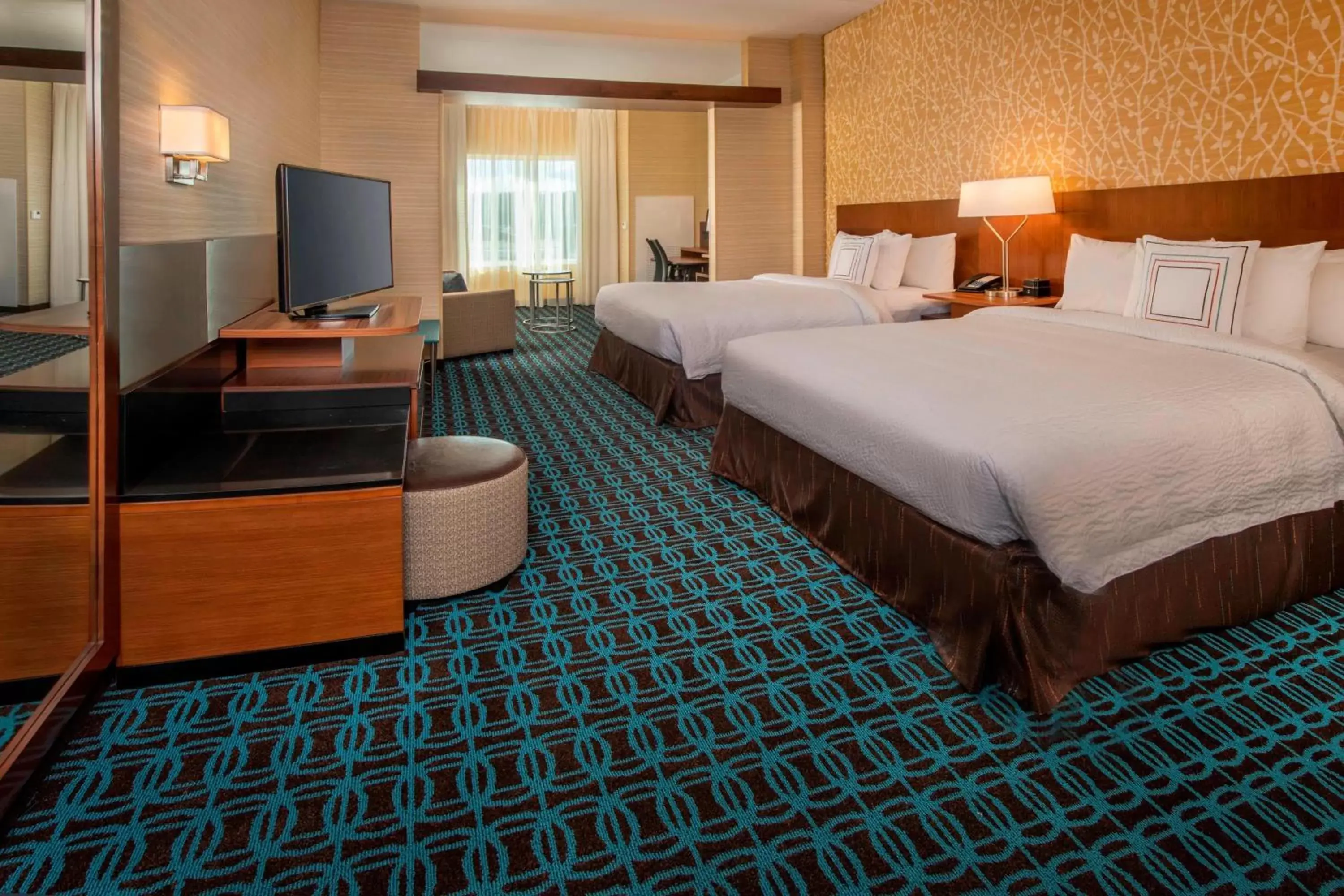 Photo of the whole room, Bed in Fairfield Inn & Suites by Marriott Harrisburg International Airport