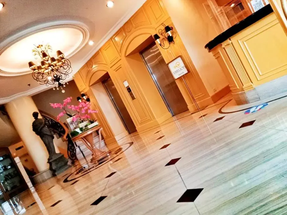 Lobby or reception in The Grand Dame Hotel