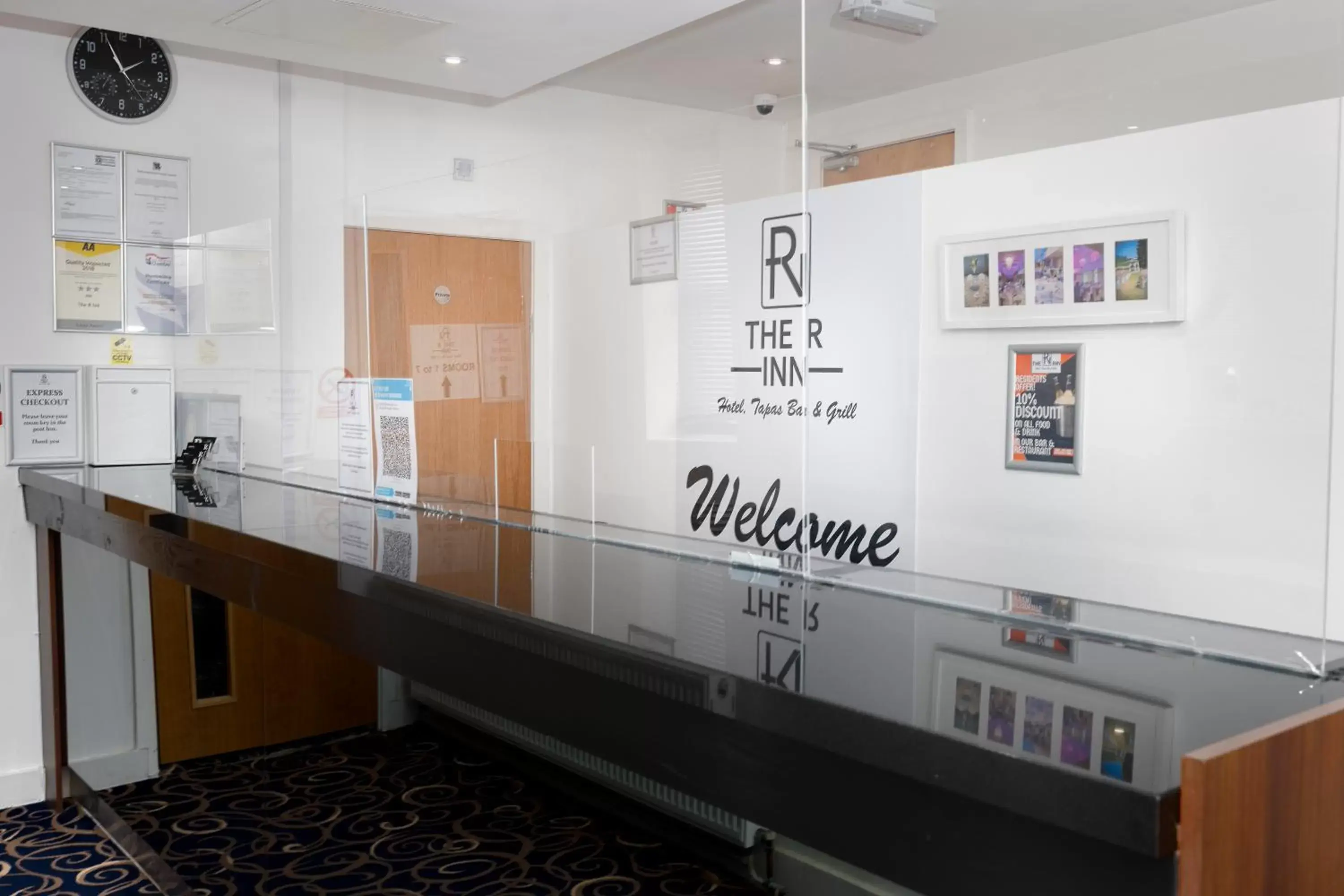 Lobby or reception in The R Inn Hotel