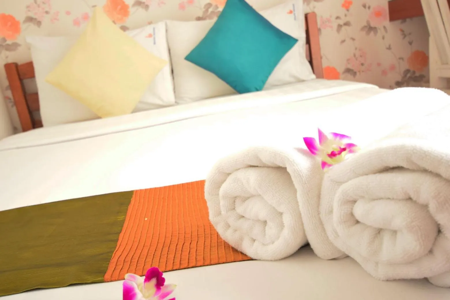 Bed in Blissotel Ratchada