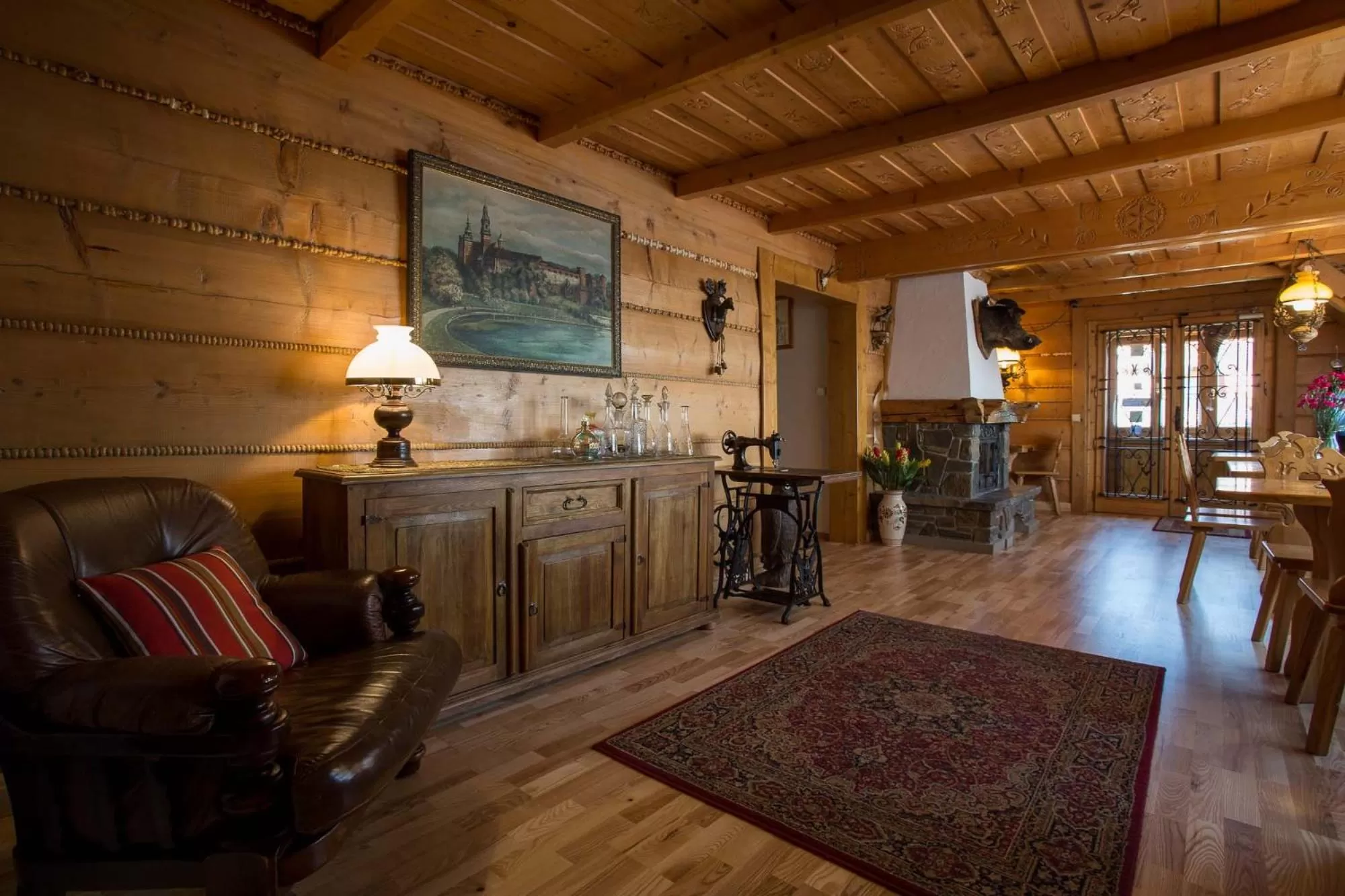 Communal lounge/ TV room in Rezydencja Bambi