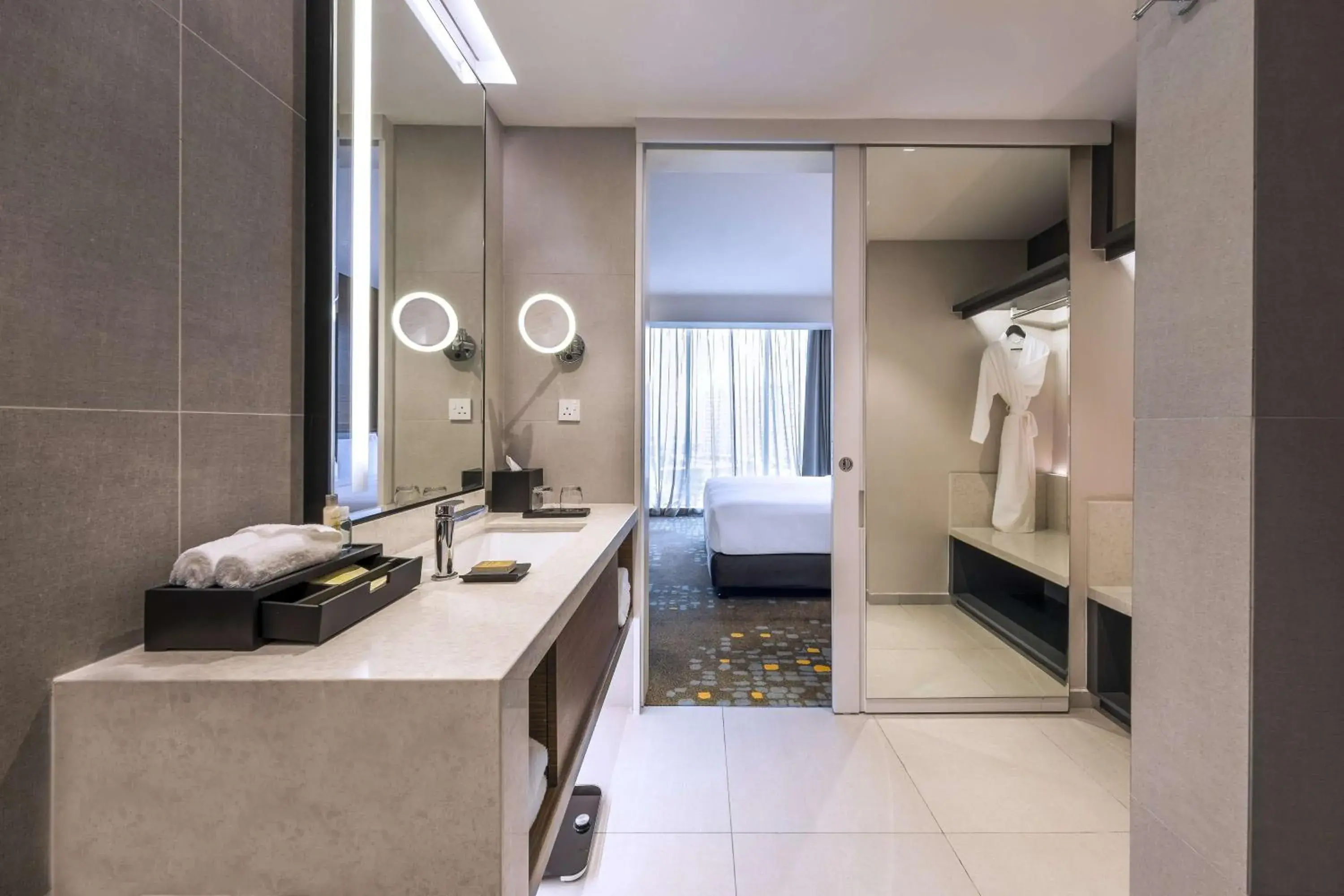 Bed, Bathroom in Doubletree By Hilton Shah Alam I-City