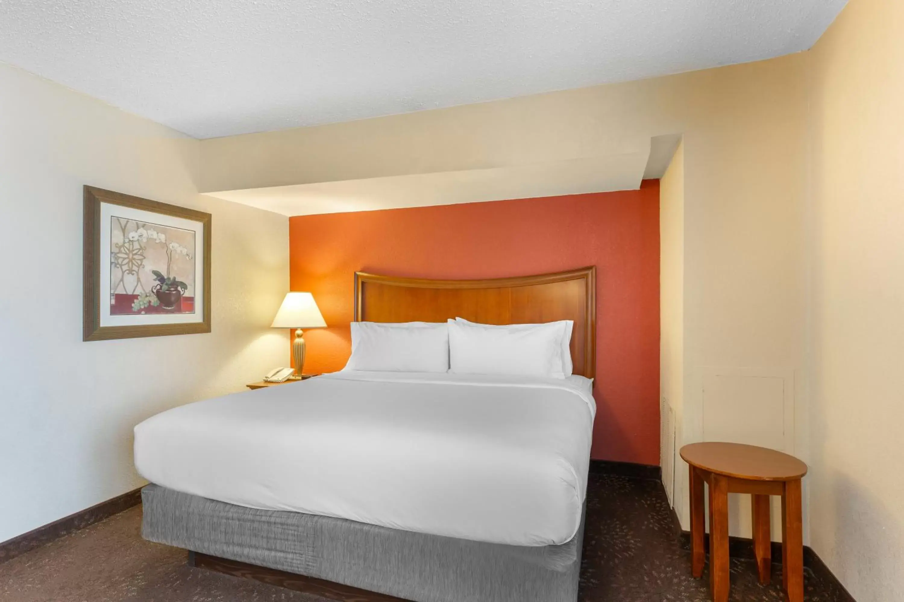 Bed in Holiday Inn Express Chicago-Downers Grove, an IHG Hotel