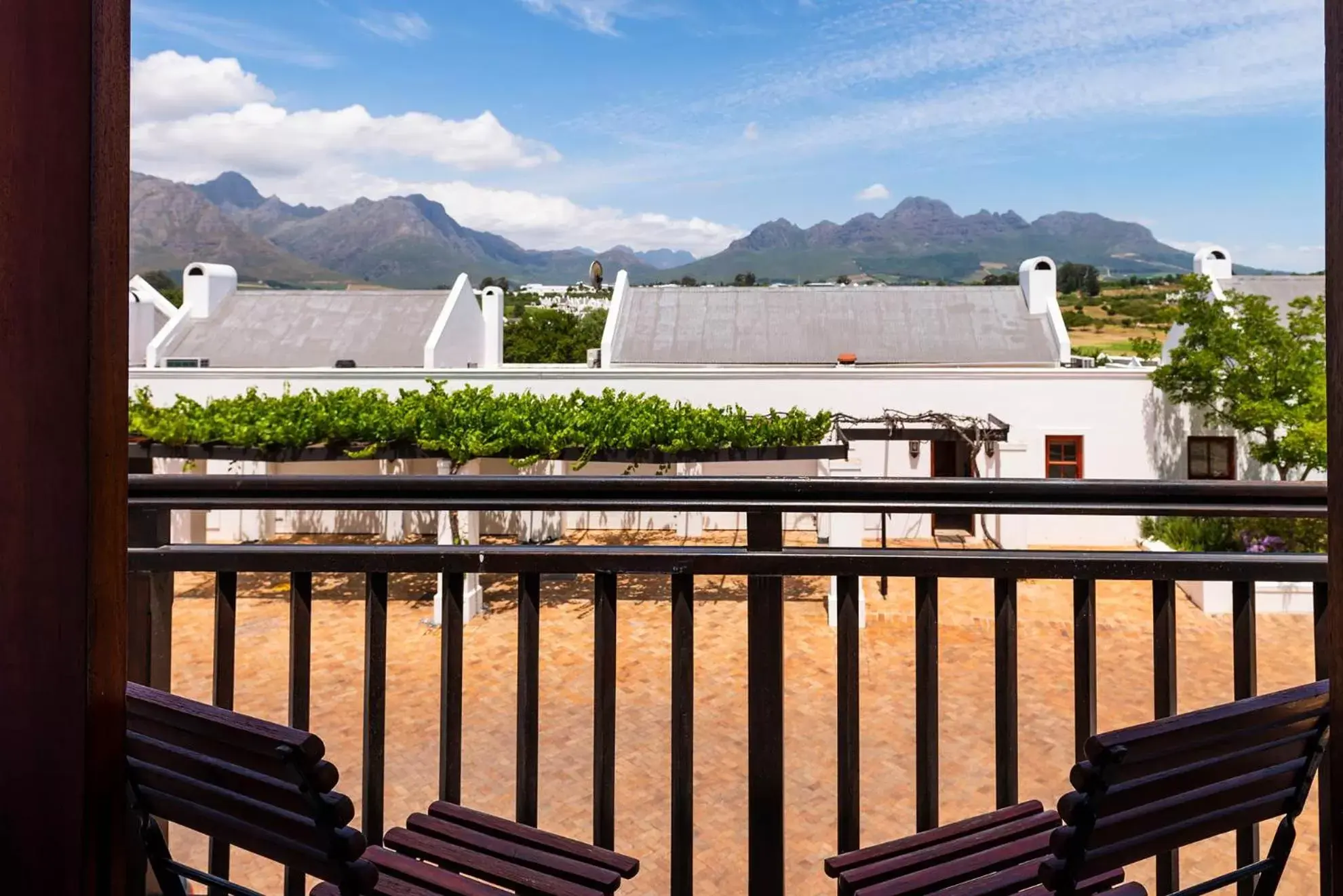 View (from property/room), Balcony/Terrace in De Zalze Lodge & Residences