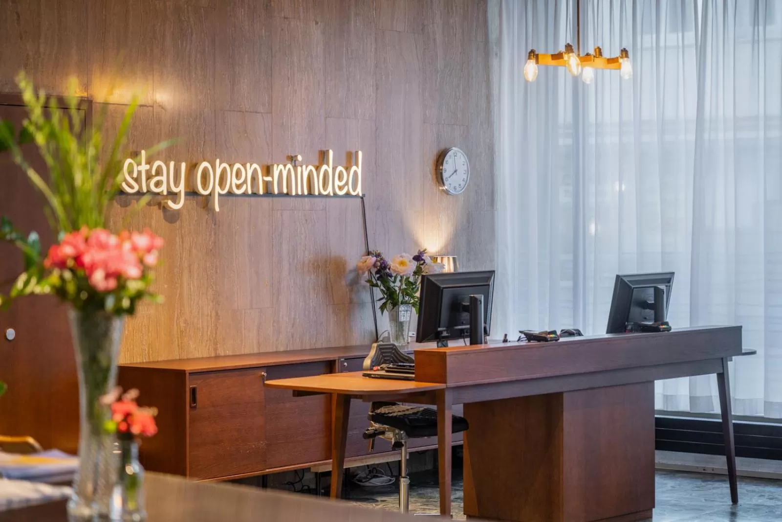 Lobby or reception in magdas HOTEL Vienna City - First Social Business HOTEL in Austria