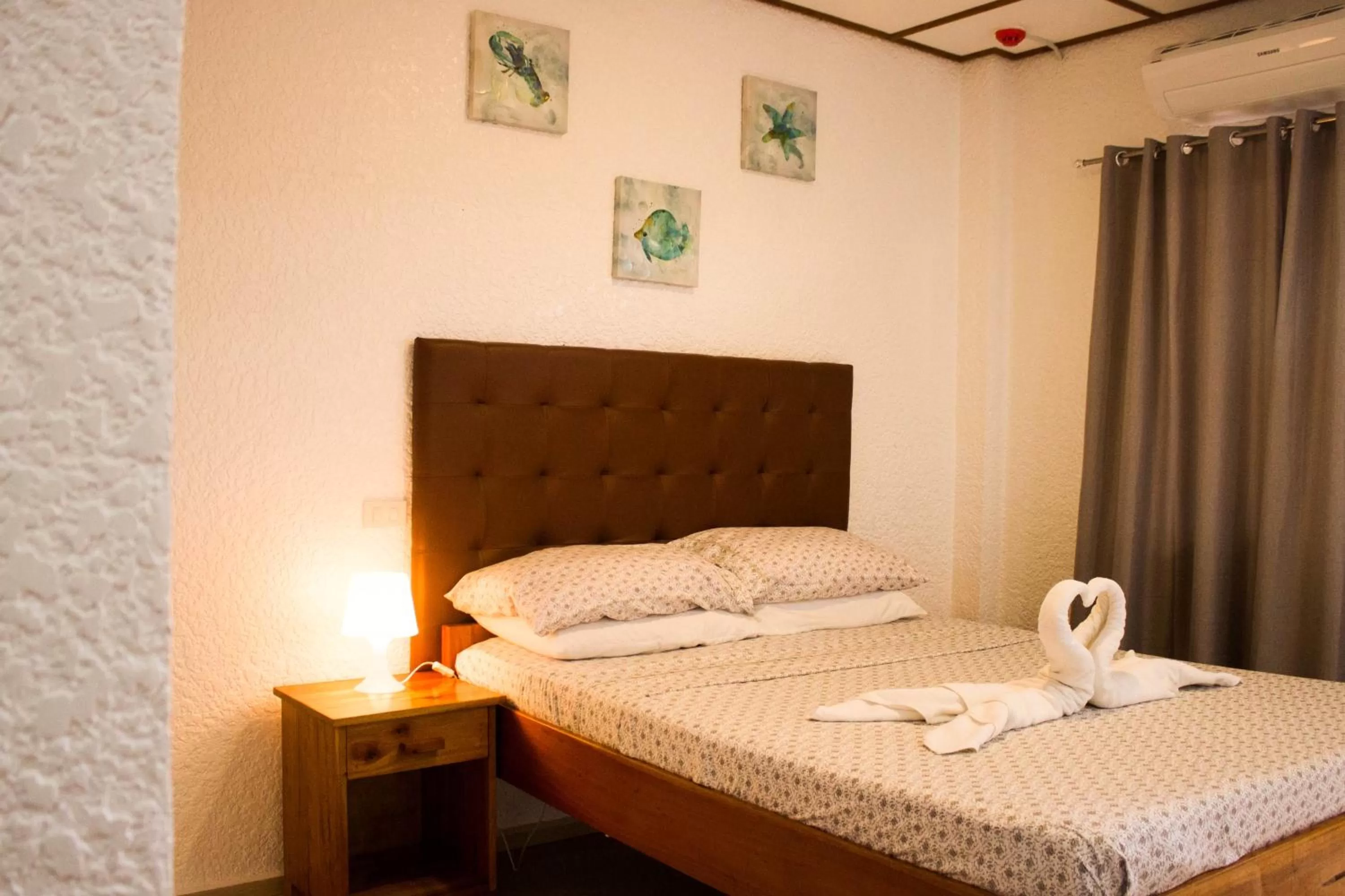 Bed in Jugalis Hotel and Restaurant