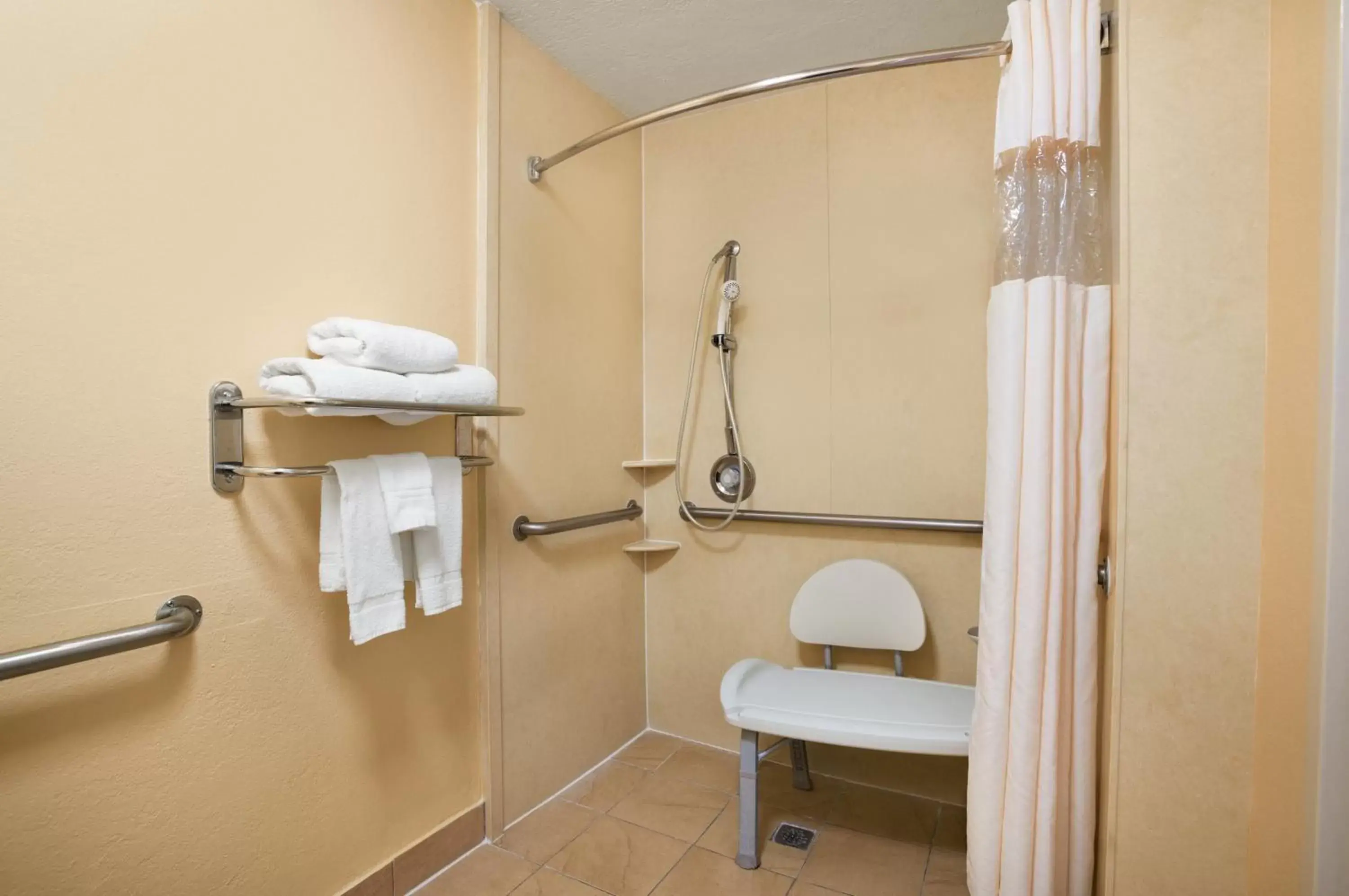 Shower, Bathroom in Days Inn by Wyndham Jacksonville Airport