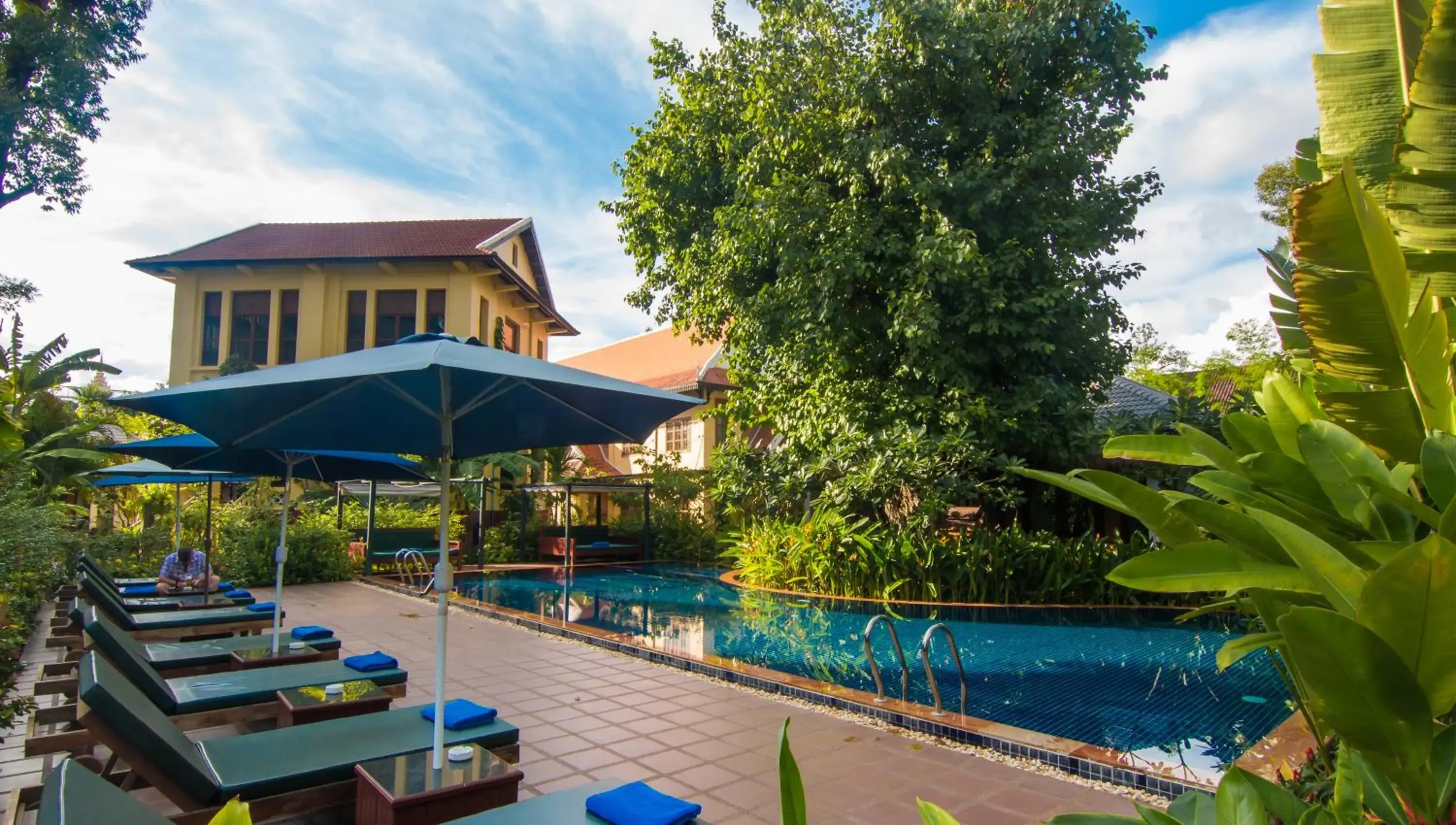 Pool view, Swimming Pool in La Rivière d' Angkor Resort