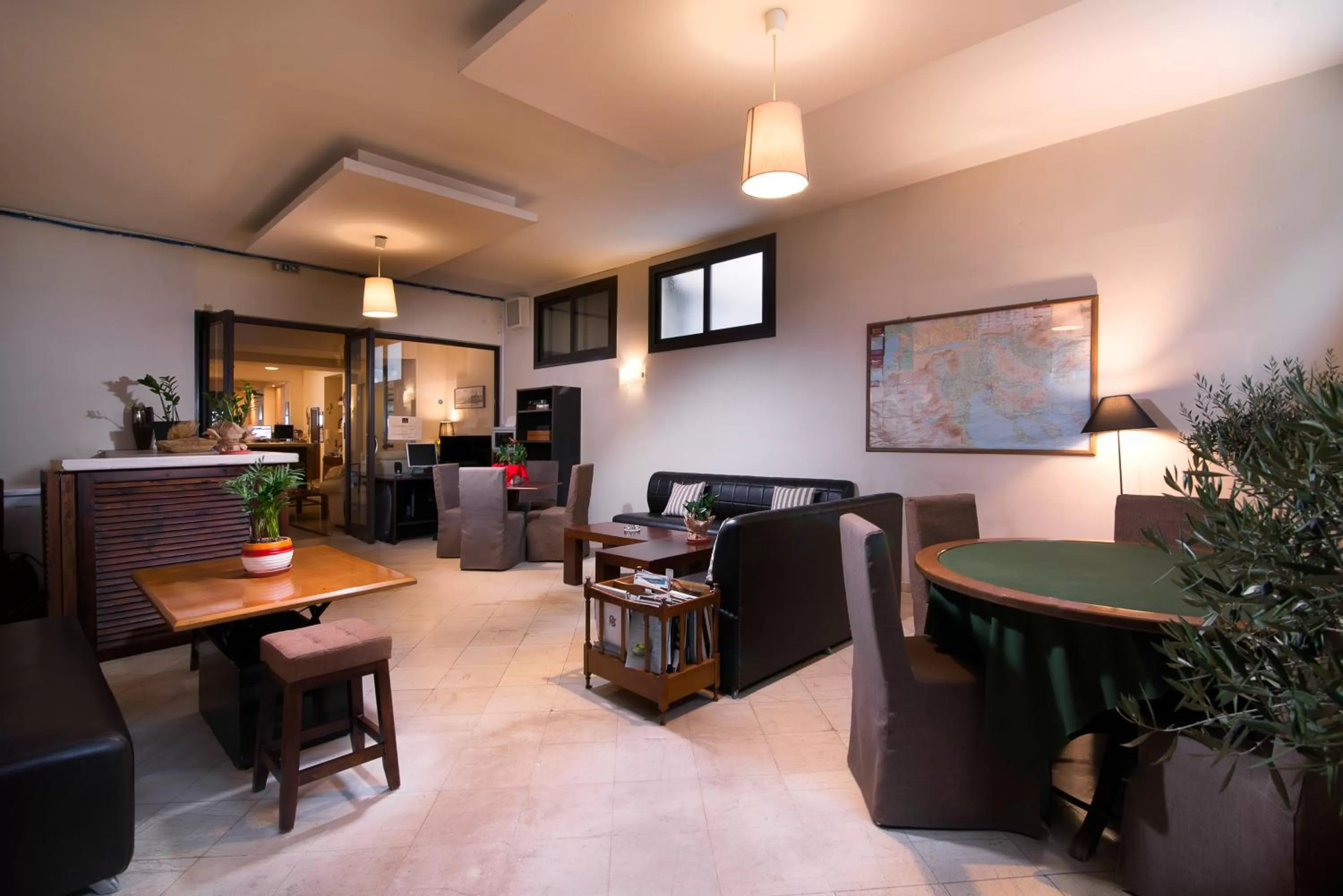 Lobby or reception in Hotel Aigli