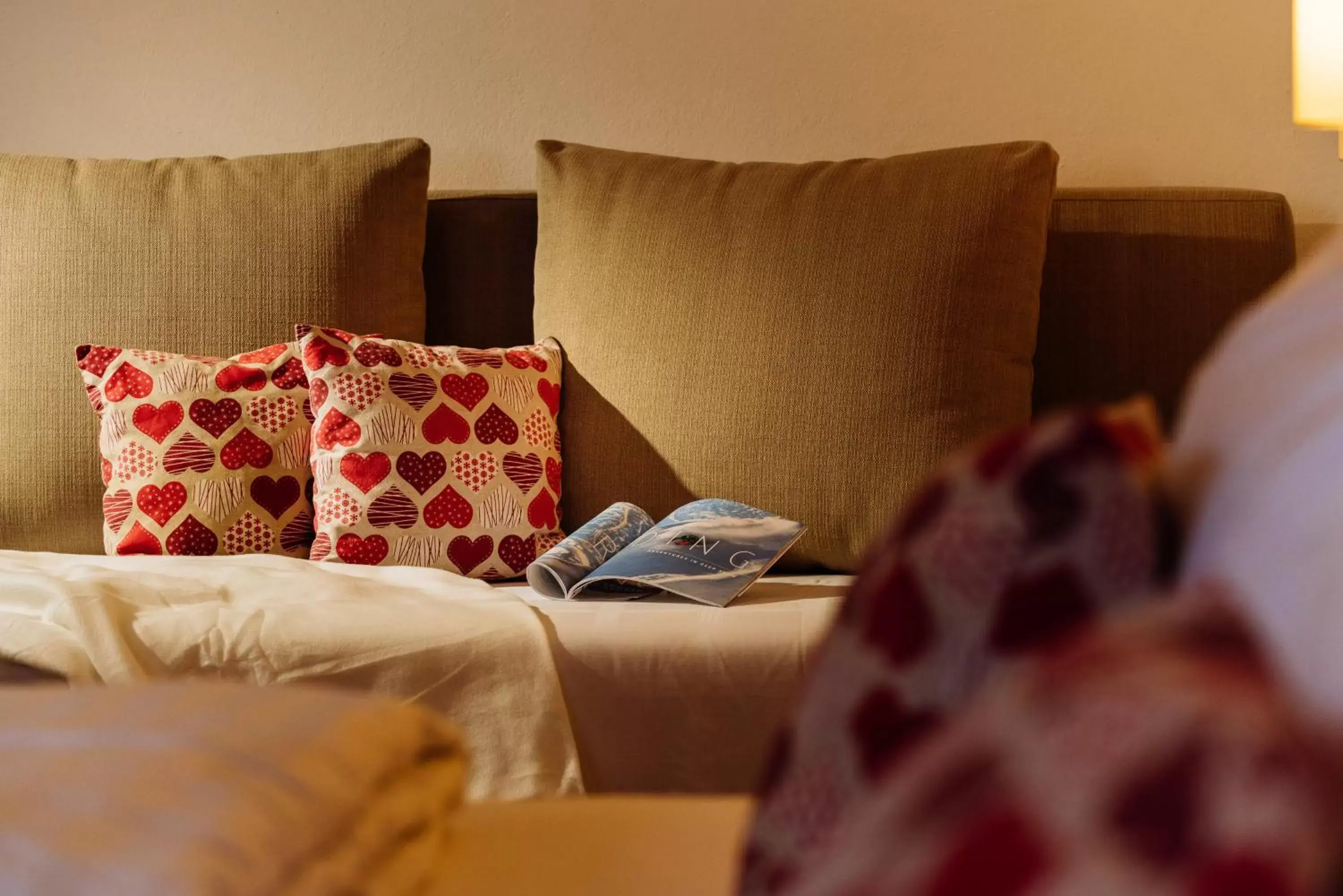 Living room, Bed in Hotel Kögele