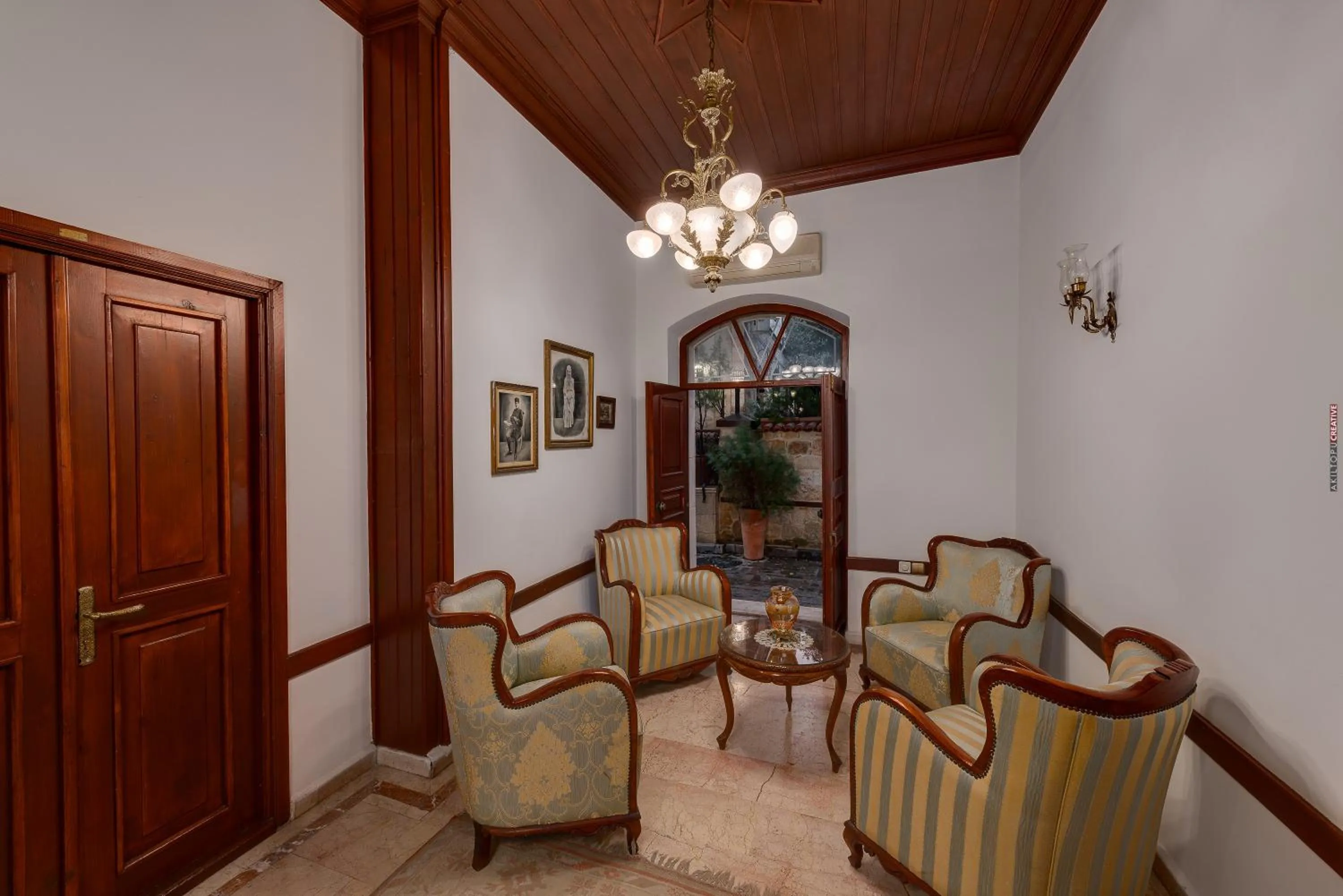 Decorative detail in Tuvana Hotel