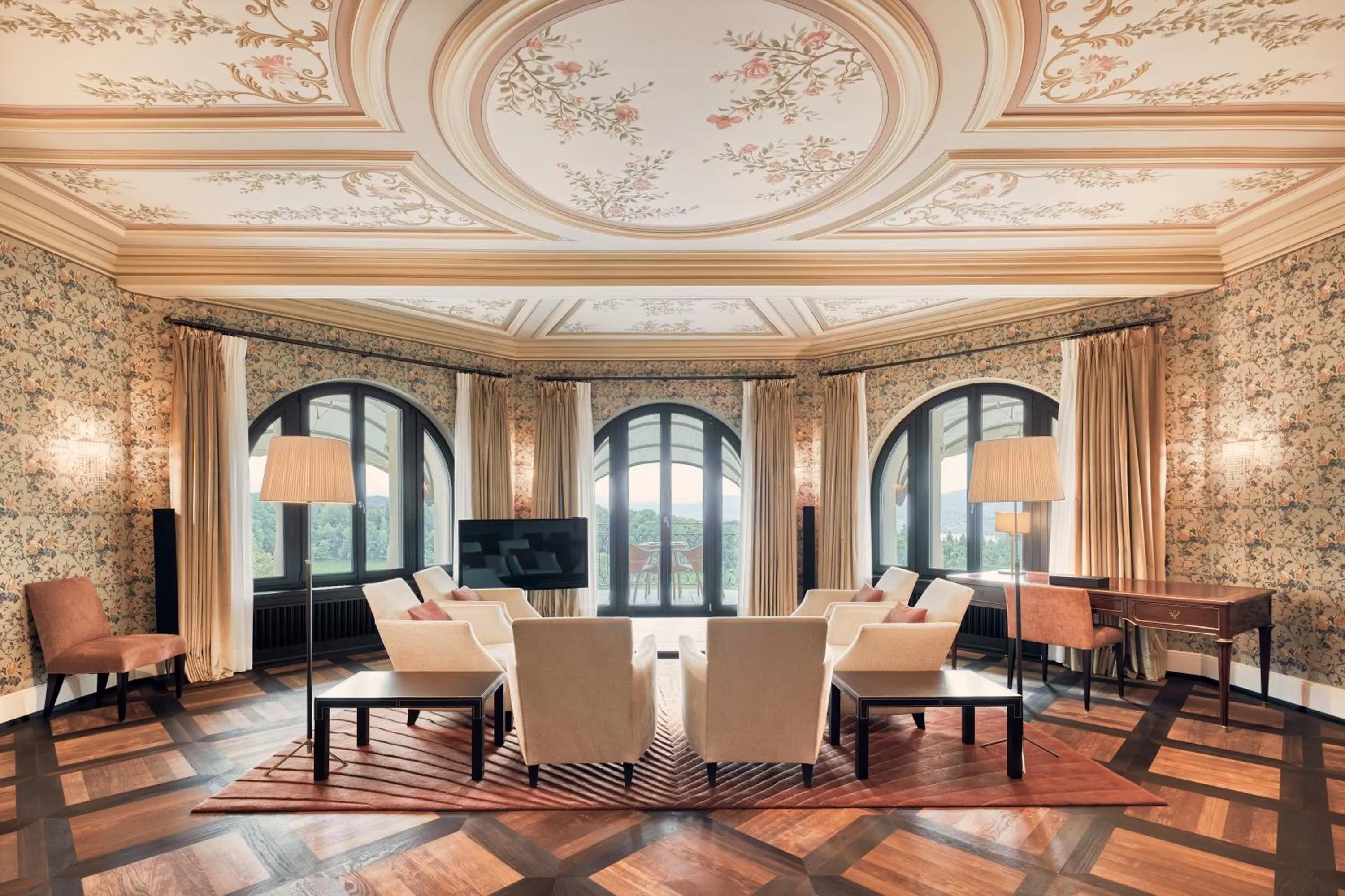 Living room in The Dolder Grand - City and Spa Resort Zurich