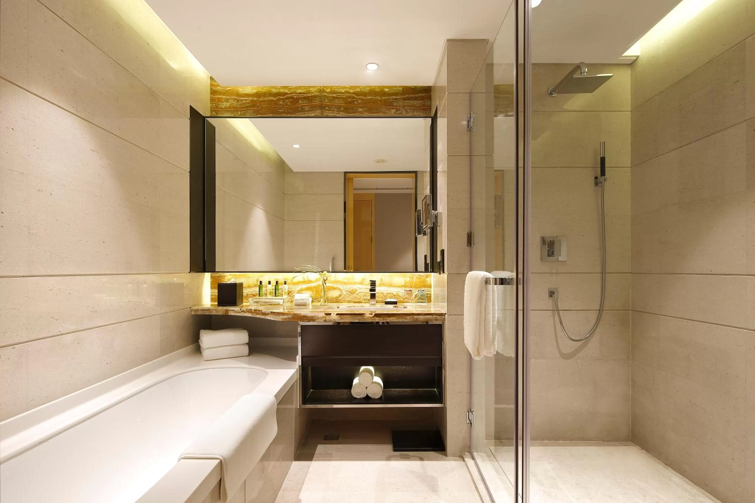 Bathroom in Crowne Plaza Beijing Lido by IHG