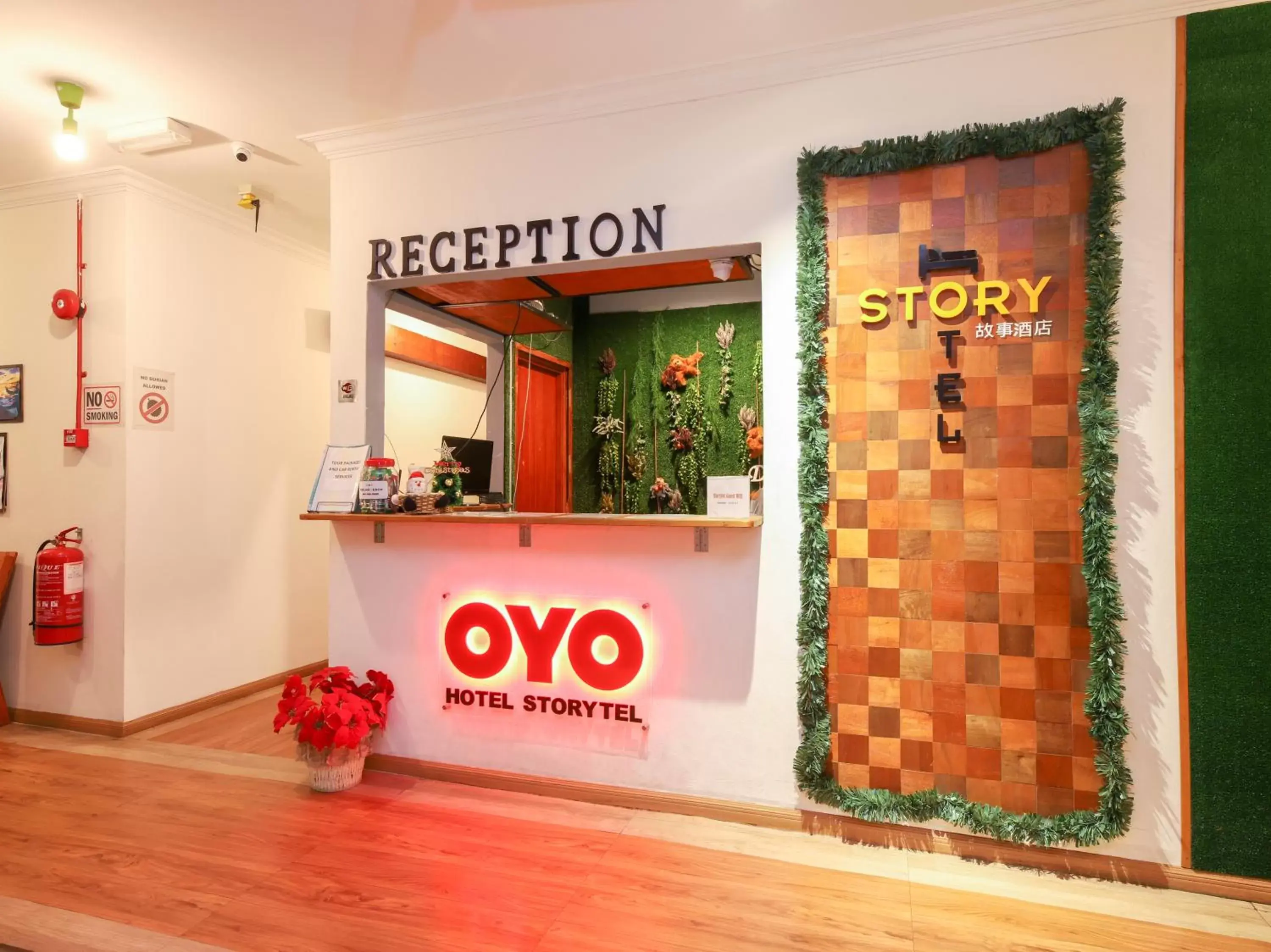 Lobby or reception in OYO 218 Storytel