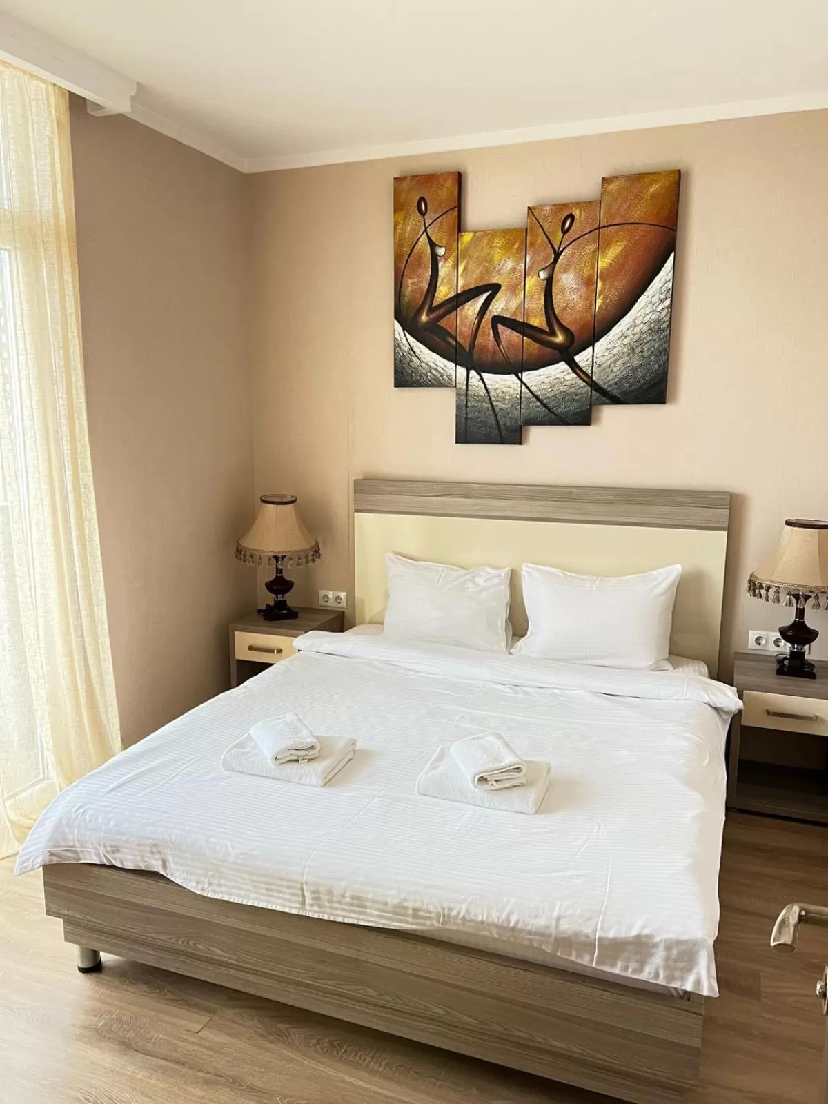 Bed in Holiday Lux Sea Towers Batumi