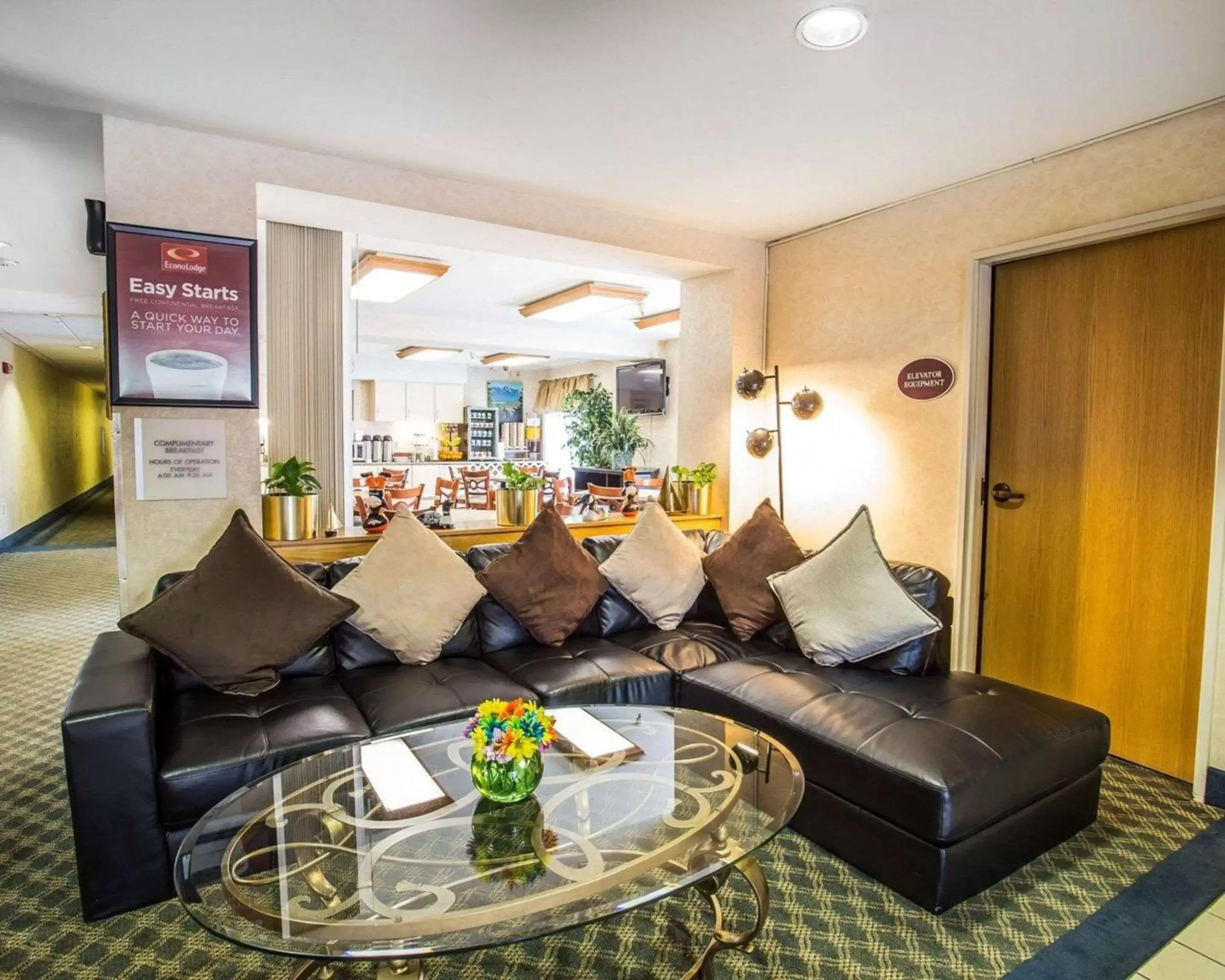 Lobby or reception, Seating Area in Econo Lodge Denver International Airport