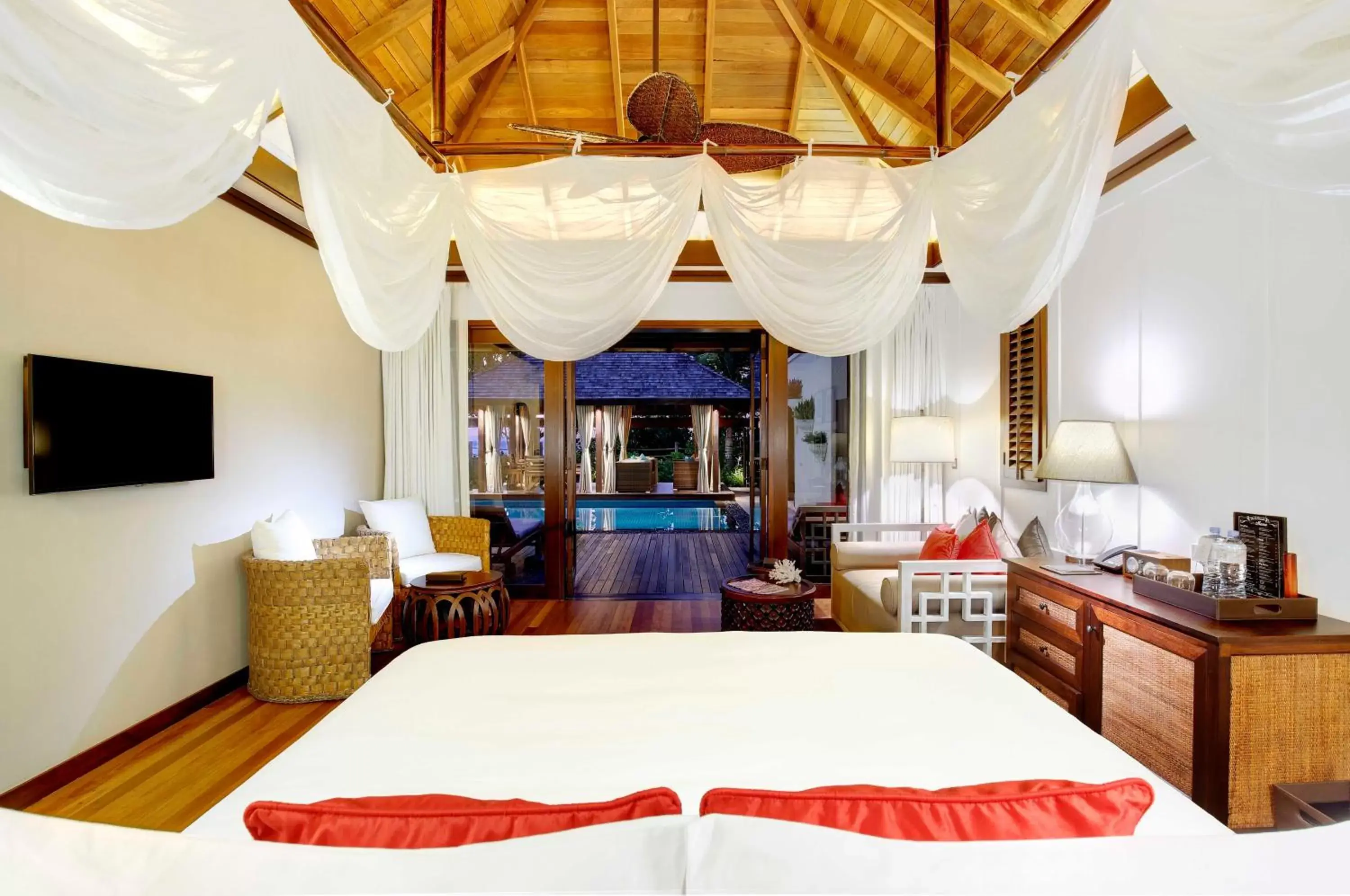 Bed in STORY Seychelles