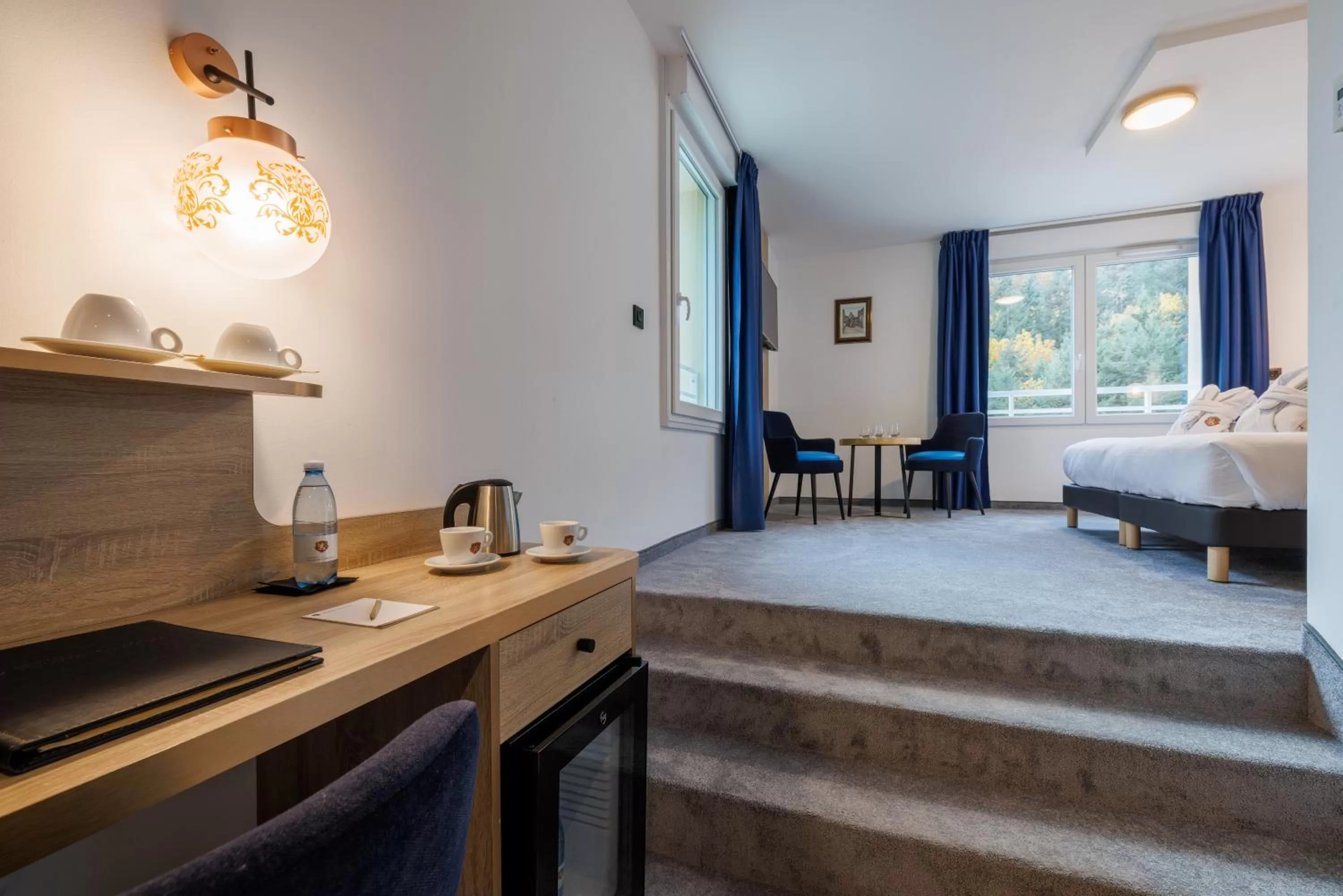 Bedroom, Bed in Hotel SPA Husseren Collections - Proche Colmar - Eguisheim