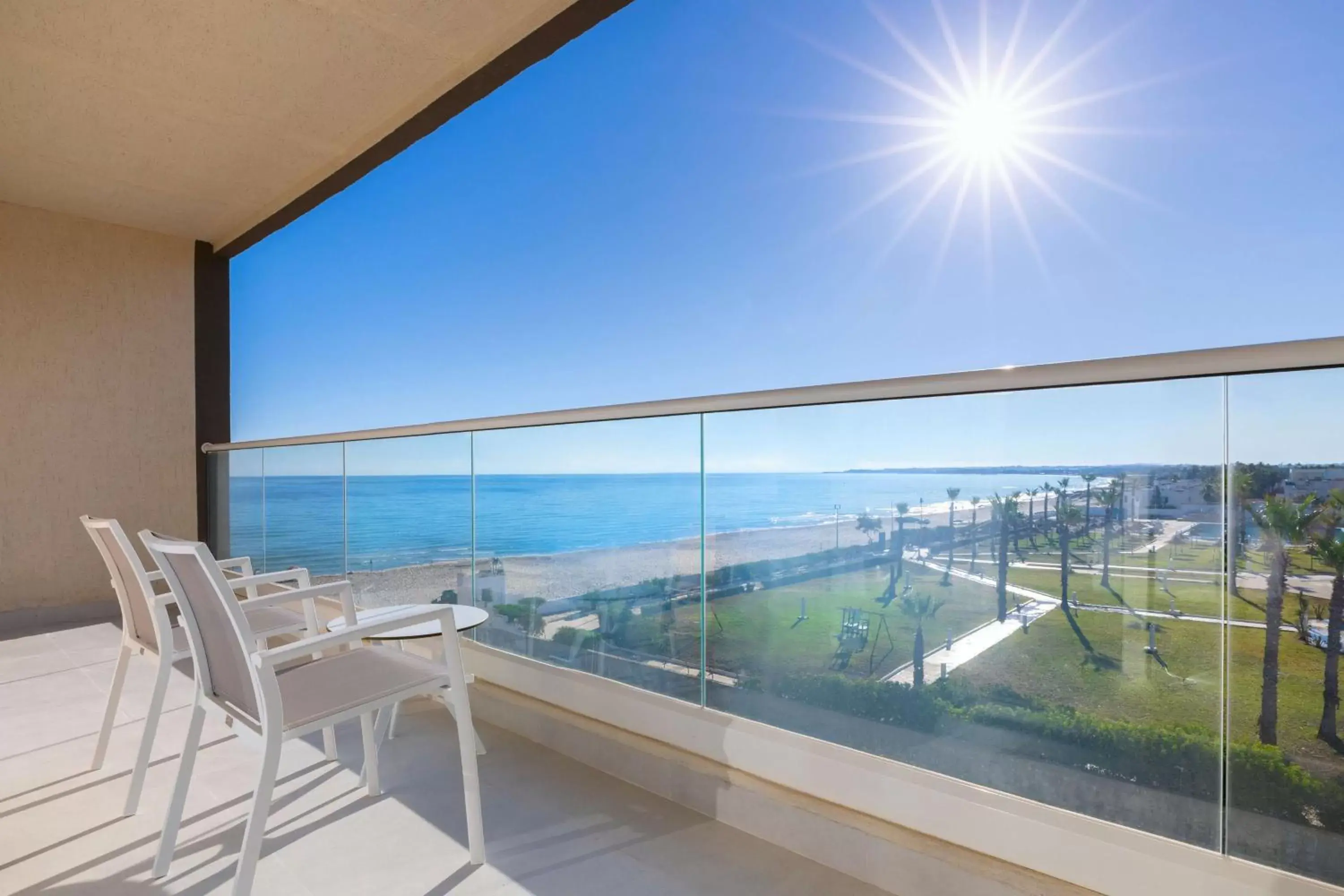 View (from property/room), Balcony/Terrace in Hilton Skanes Monastir Beach Resort