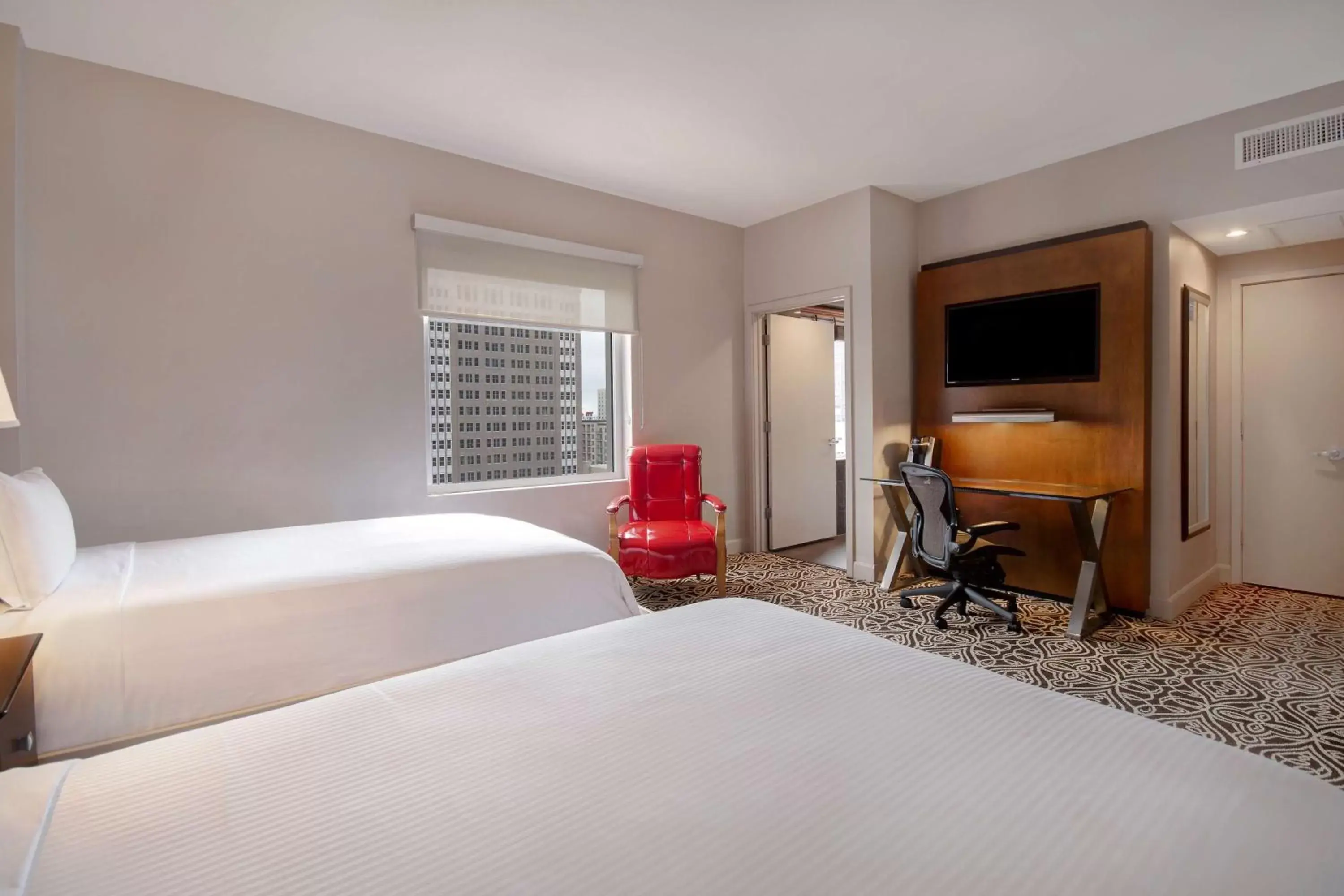 Bedroom, Bed in The Sam Houston Hotel, Curio Collection by Hilton
