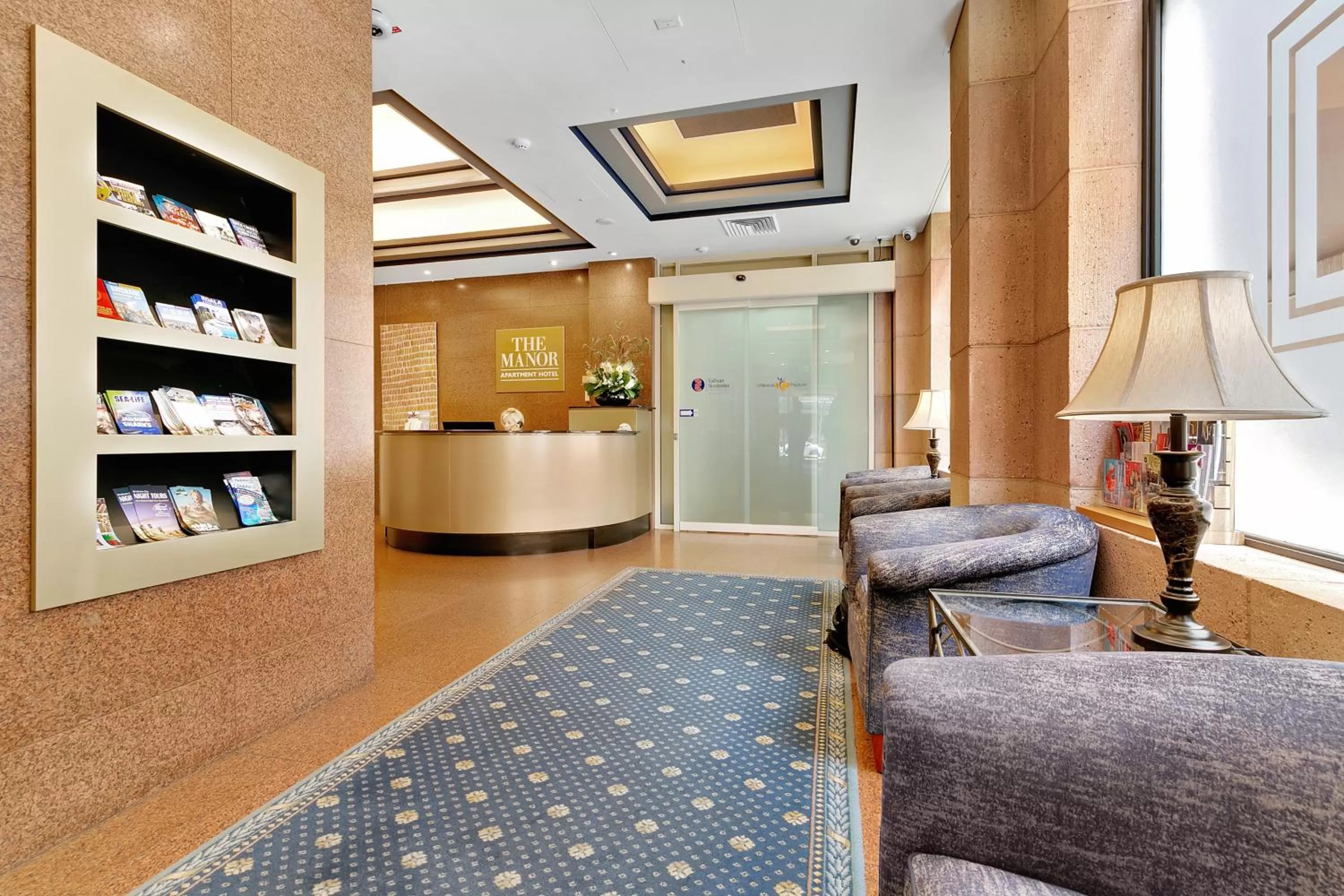 Lobby or reception in Manor Apartment Hotel