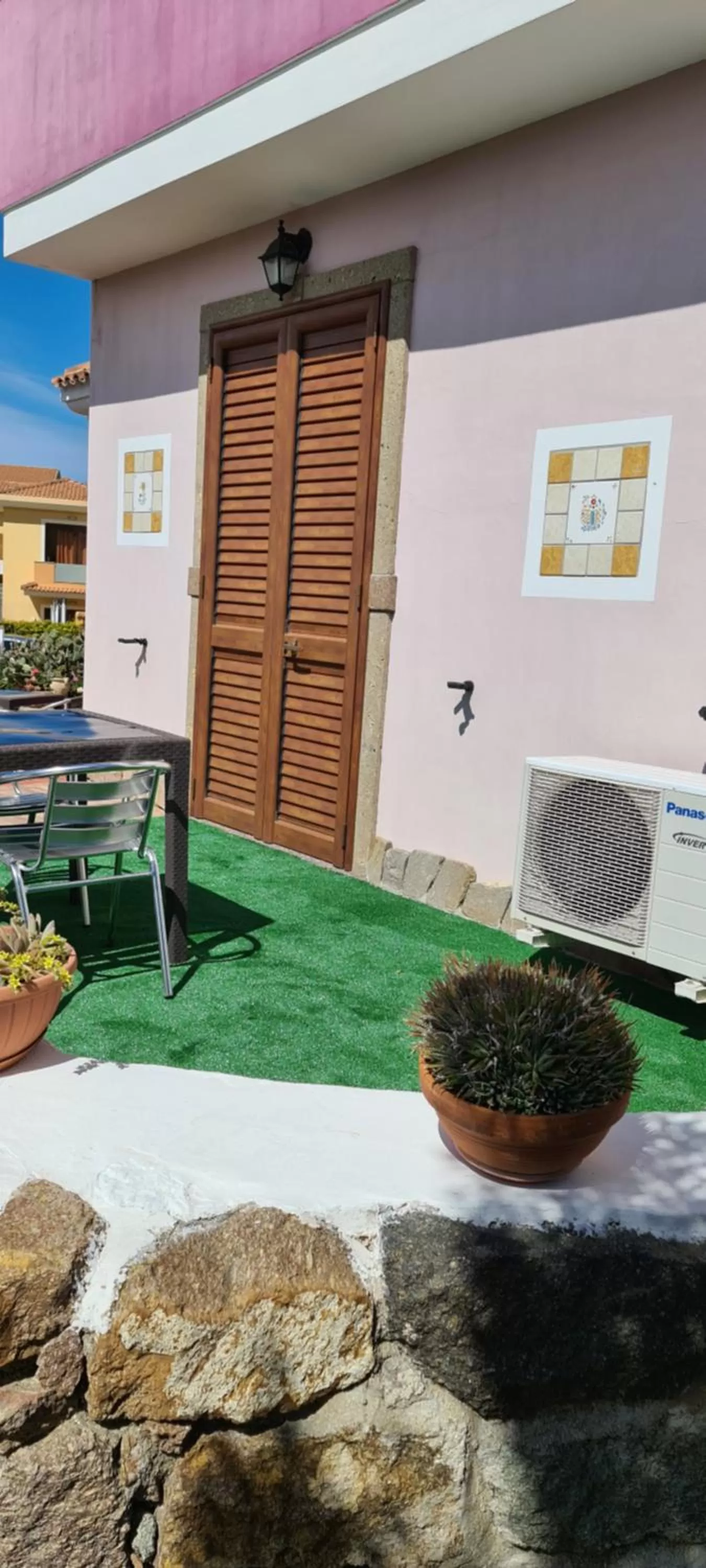 Patio in La Fortezza casa vacanze & appartament