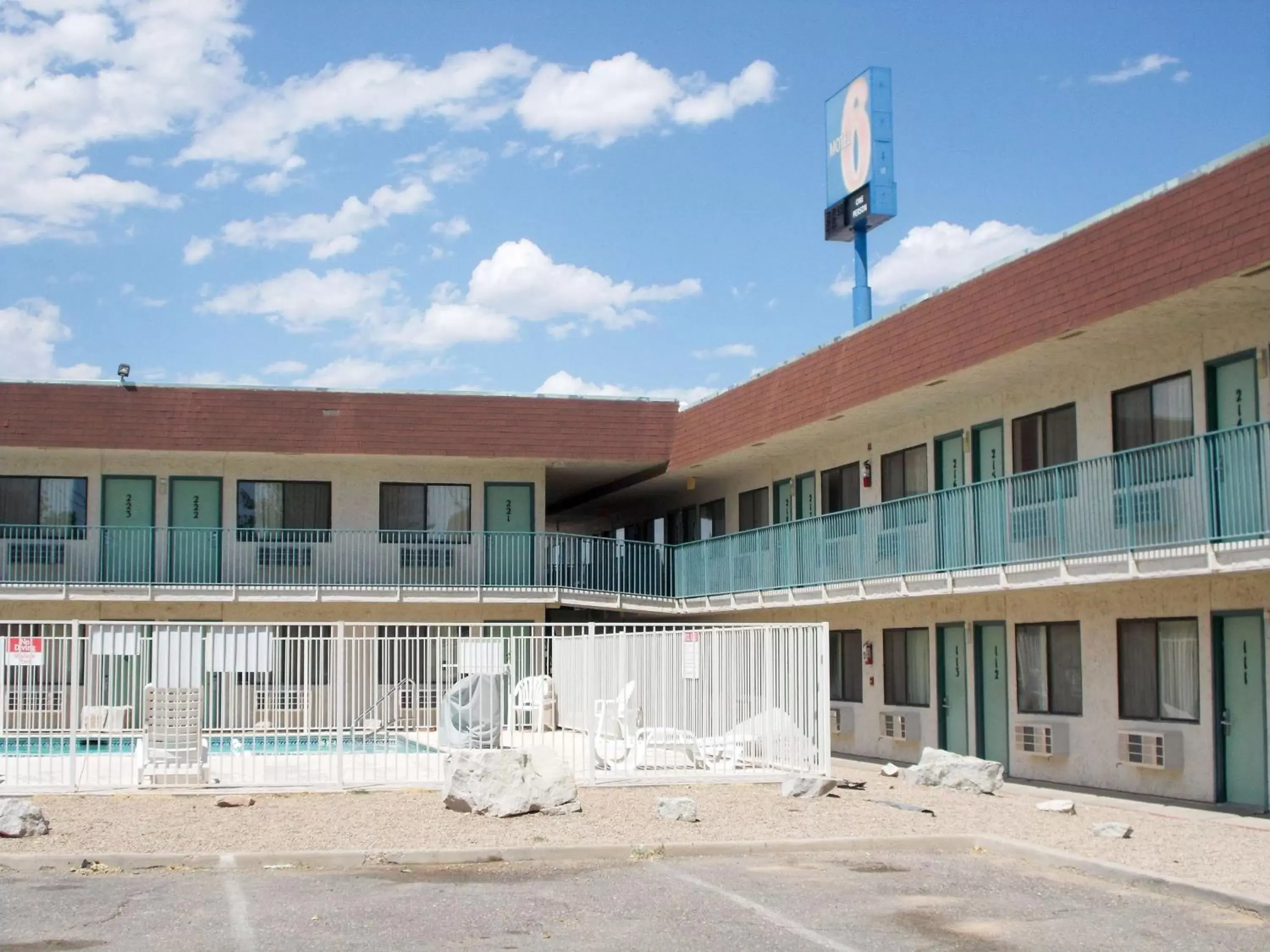 Pool view, Property Building in Motel 6-Green River, UT