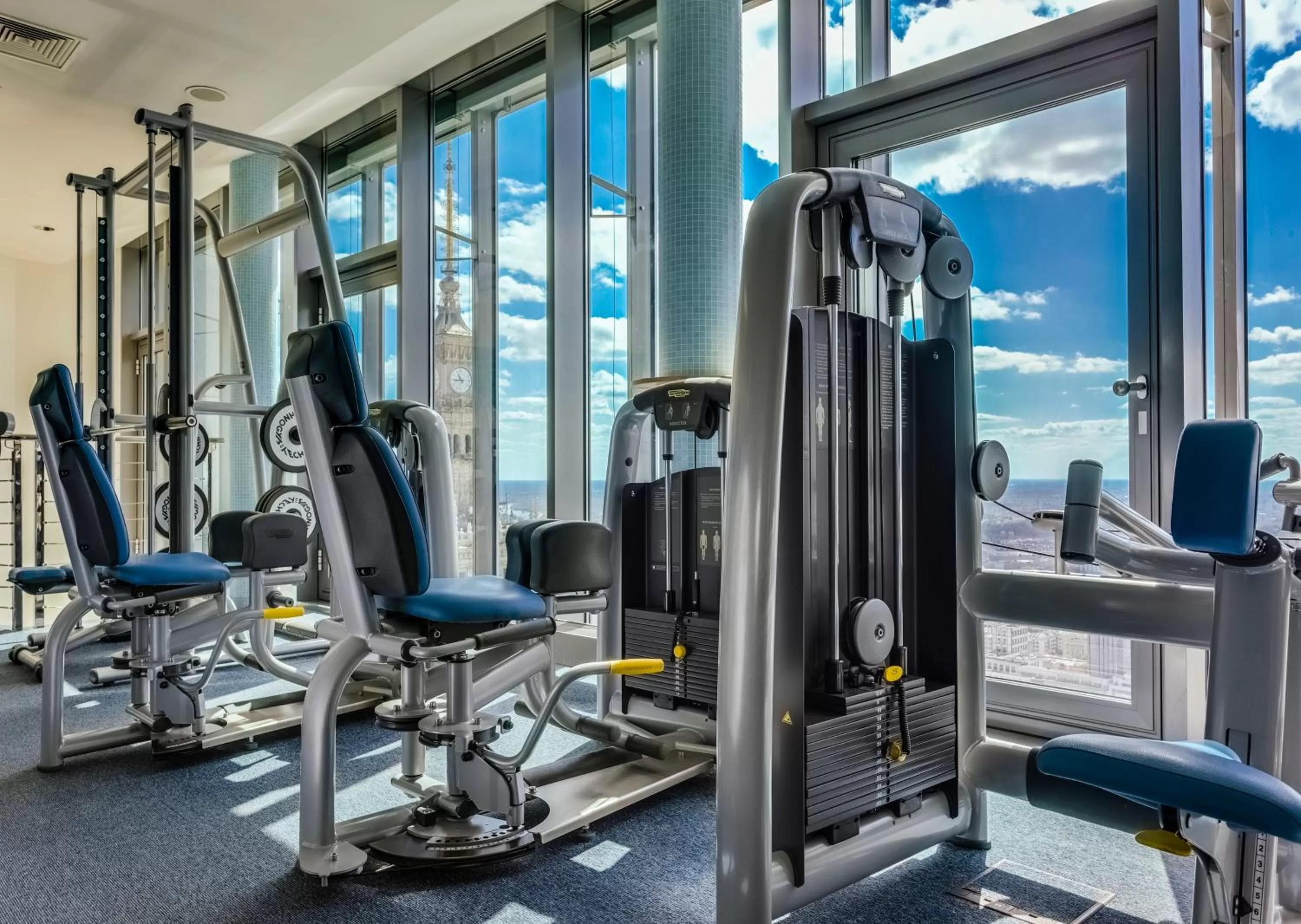 Fitness centre/facilities in InterContinental Warszawa by IHG