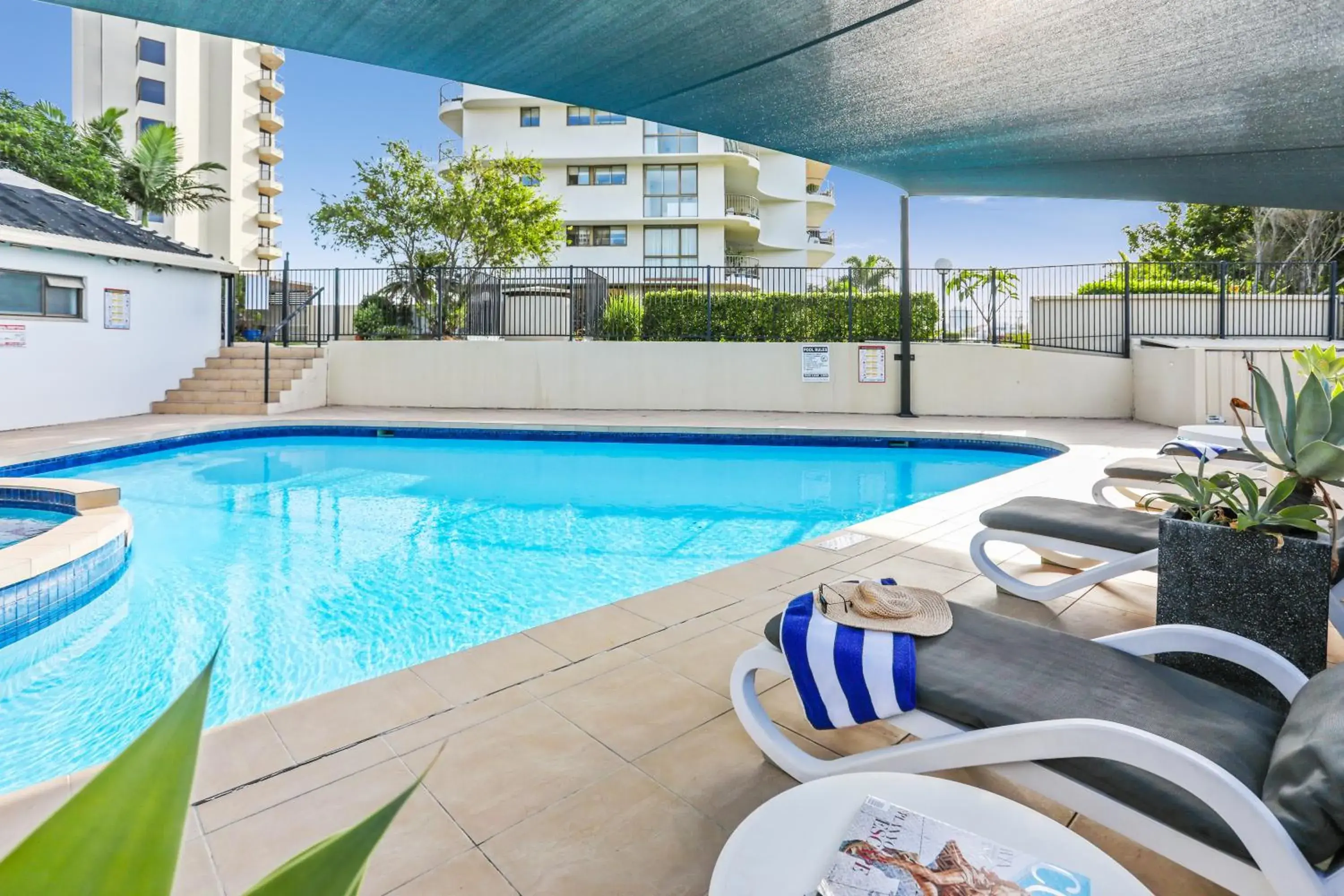 Pool view, Swimming Pool in Spectrum Holiday Apartments