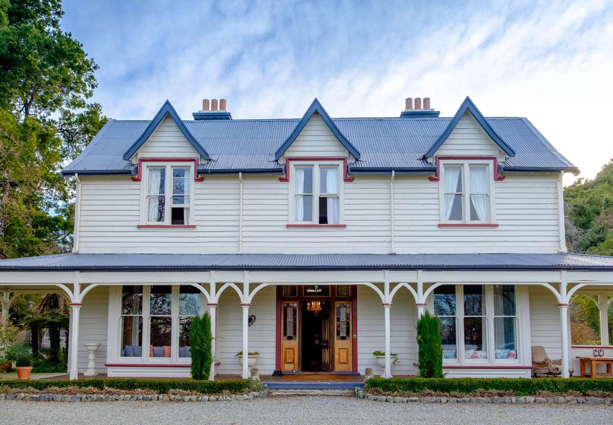 Facade/entrance in Waikonini Homestead