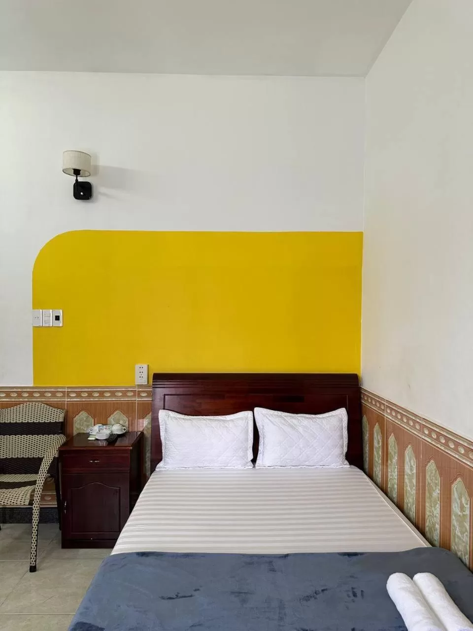 Bed in Tien Dat Motel