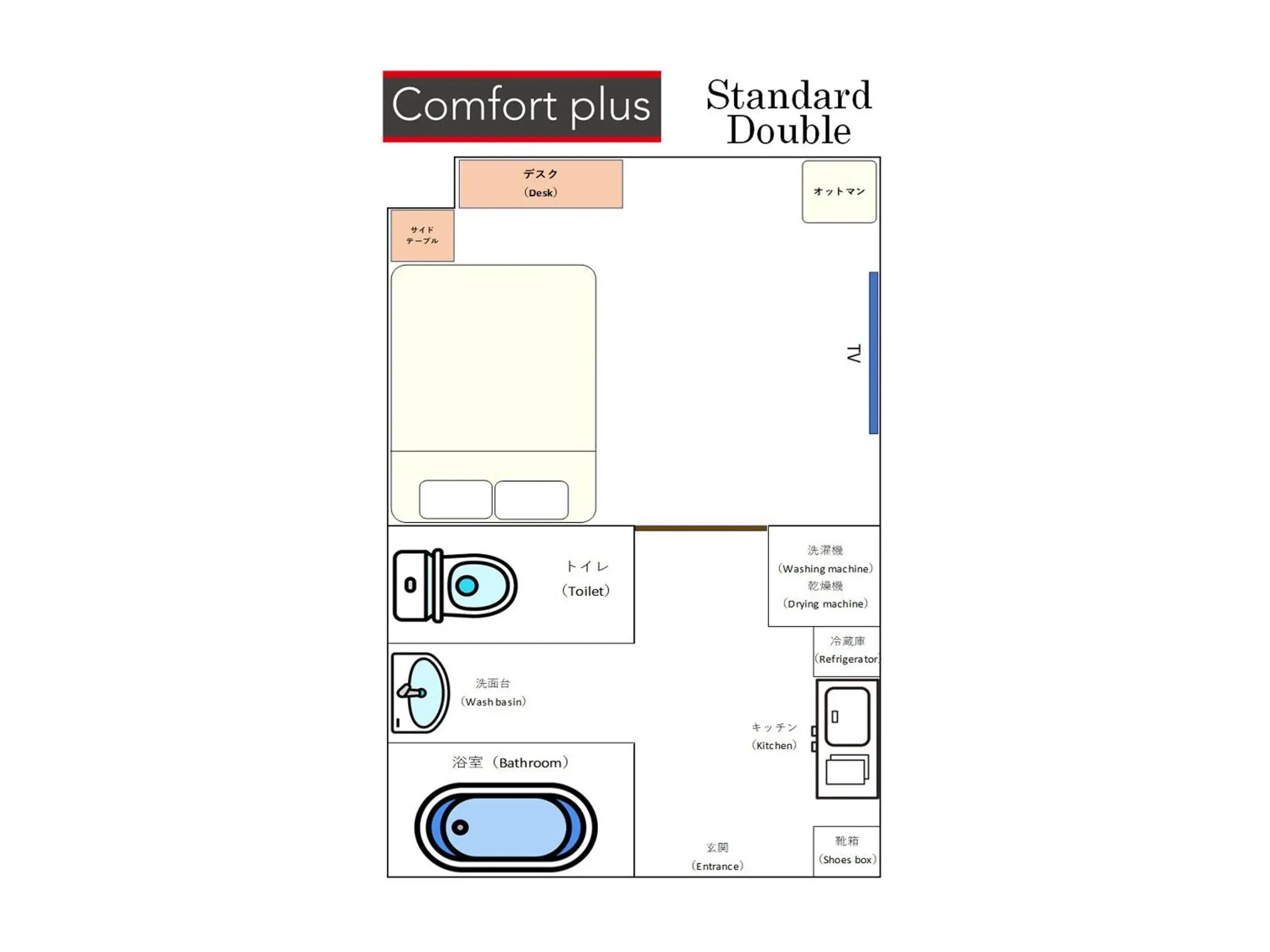 Floor Plan in Comfort Plus