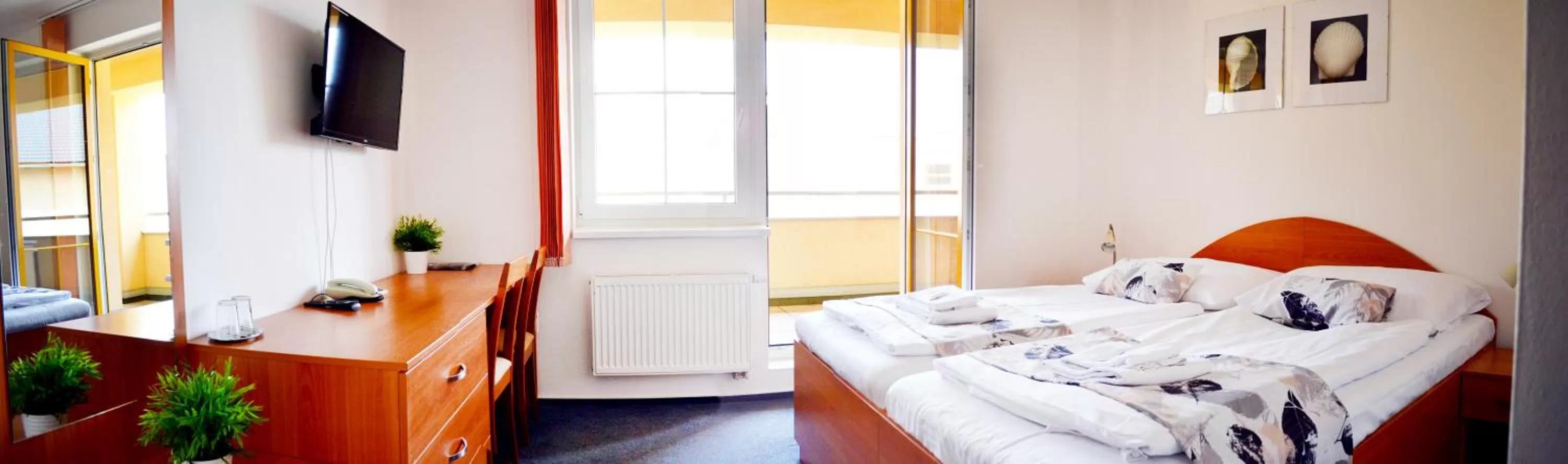 Bed in Hotel S-centrum