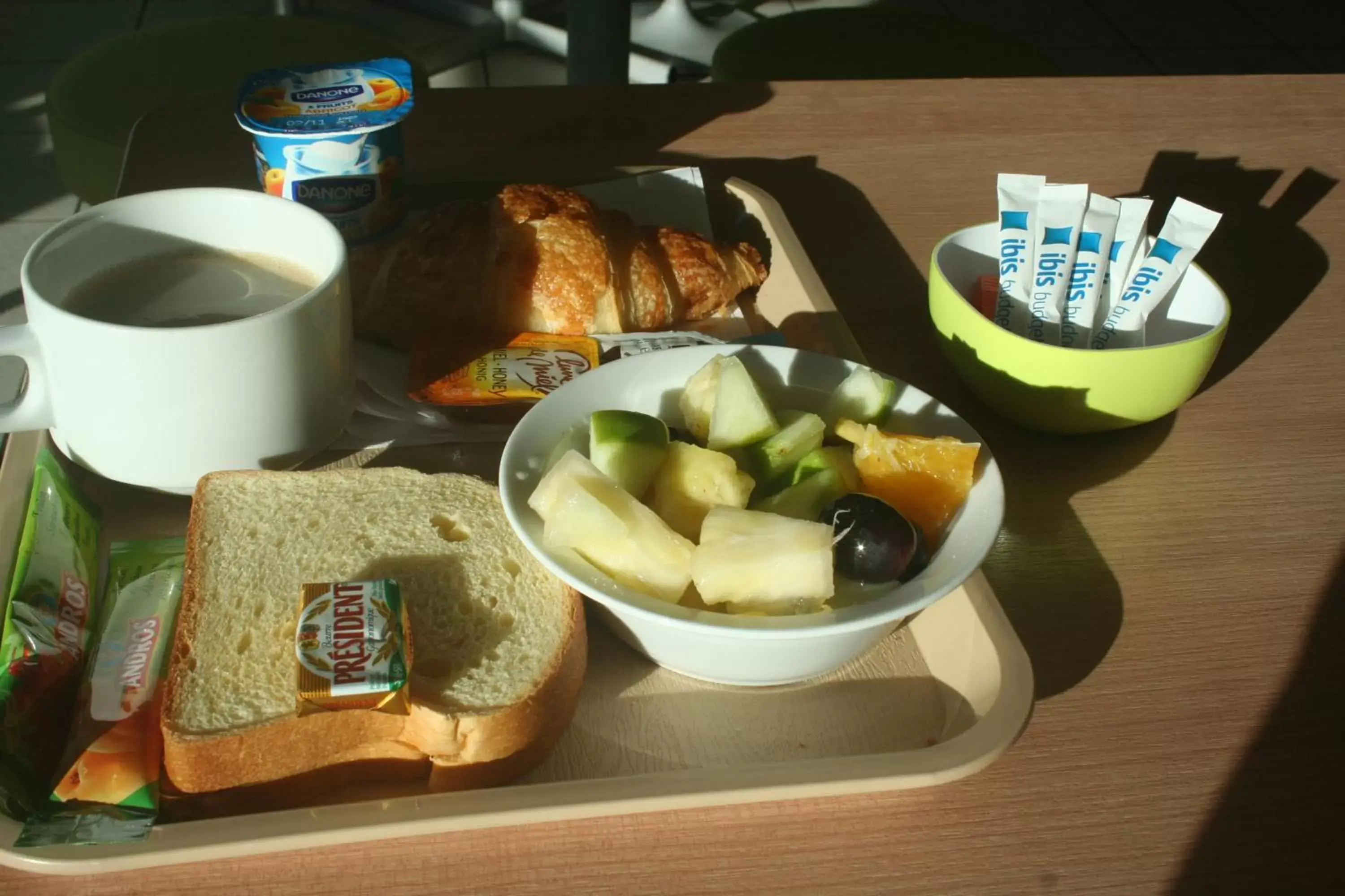 Food close-up, Breakfast in ibis budget Niort - La Crèche