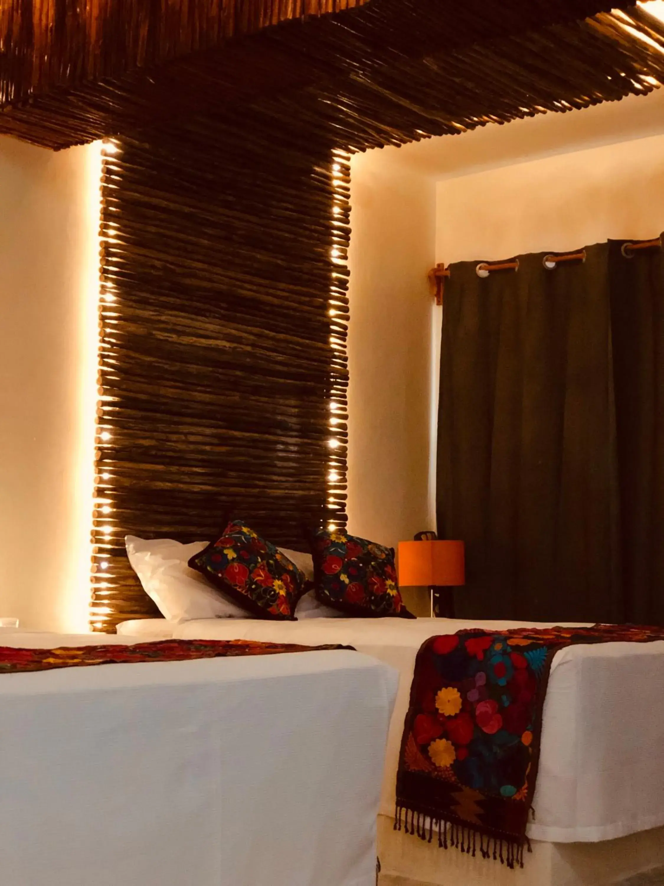 Bed in Tierra maya Hotel & Sanctuary