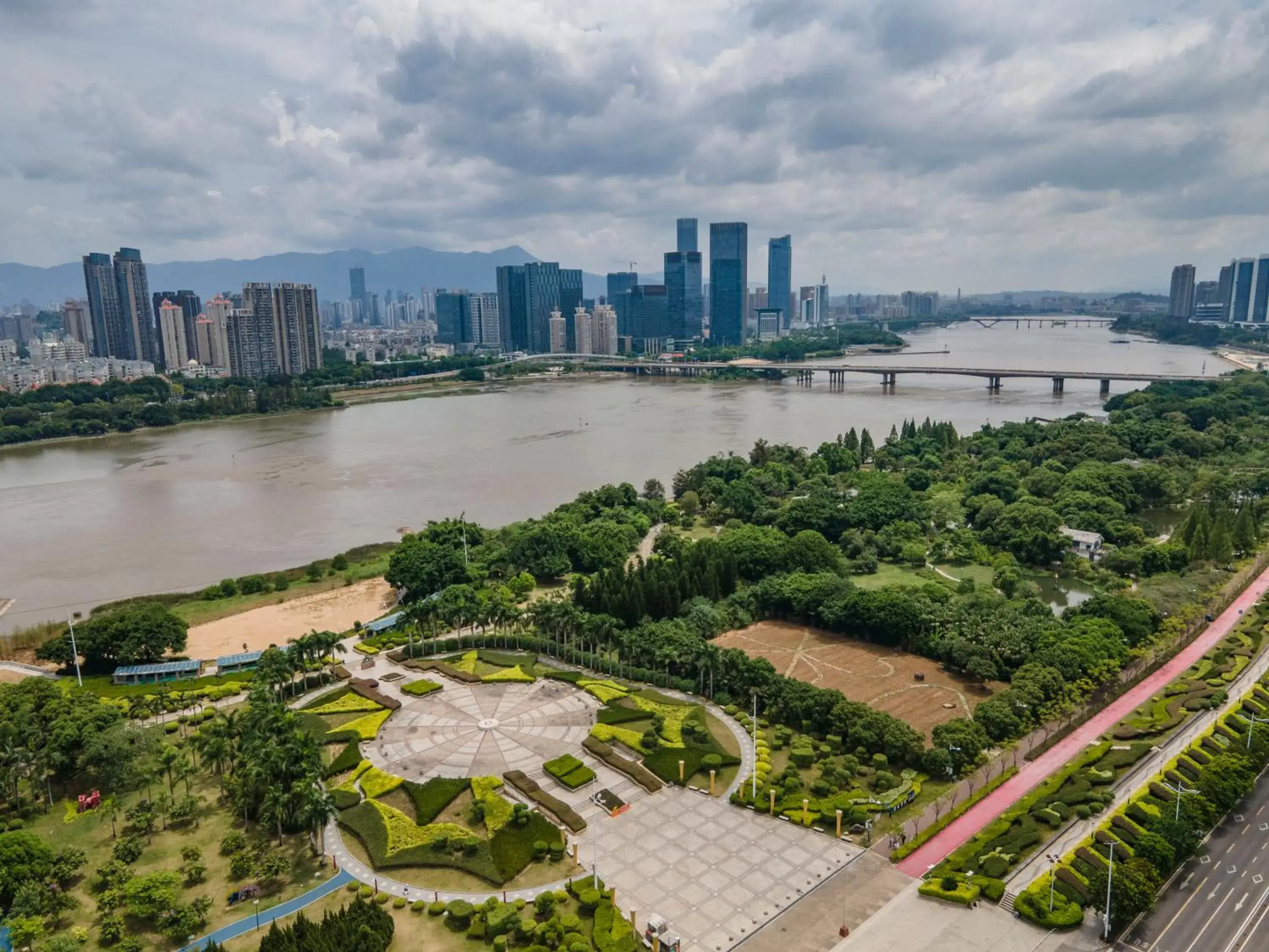 Bird's eye view, Bird's-eye View in Crowne Plaza Fuzhou South, an IHG Hotel