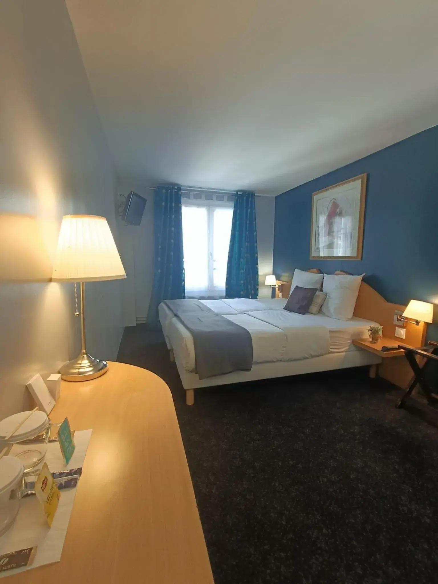 Bed in Grand Hotel du Calvados