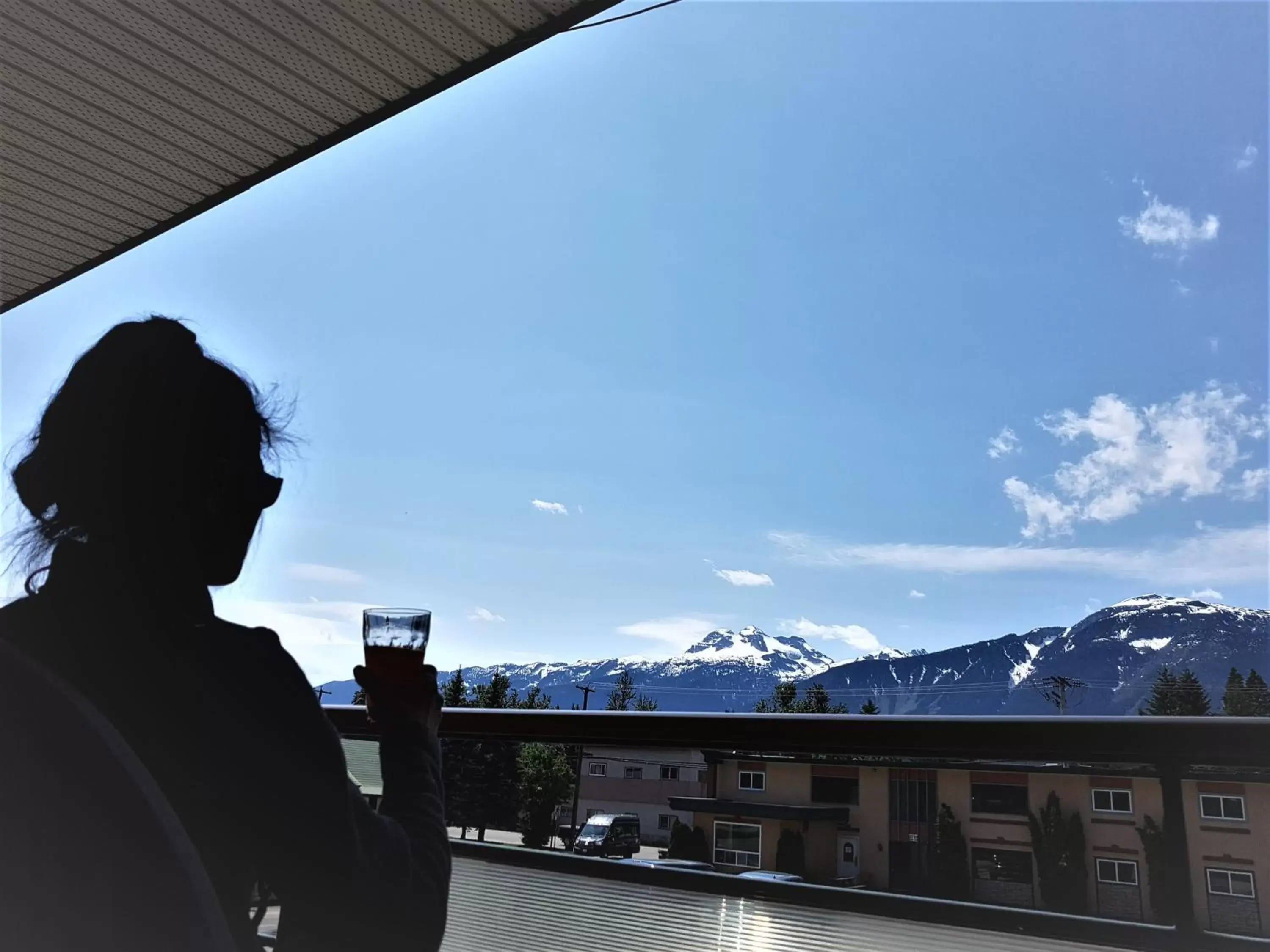 Balcony/Terrace, Mountain View in Alpine Inn & Suites