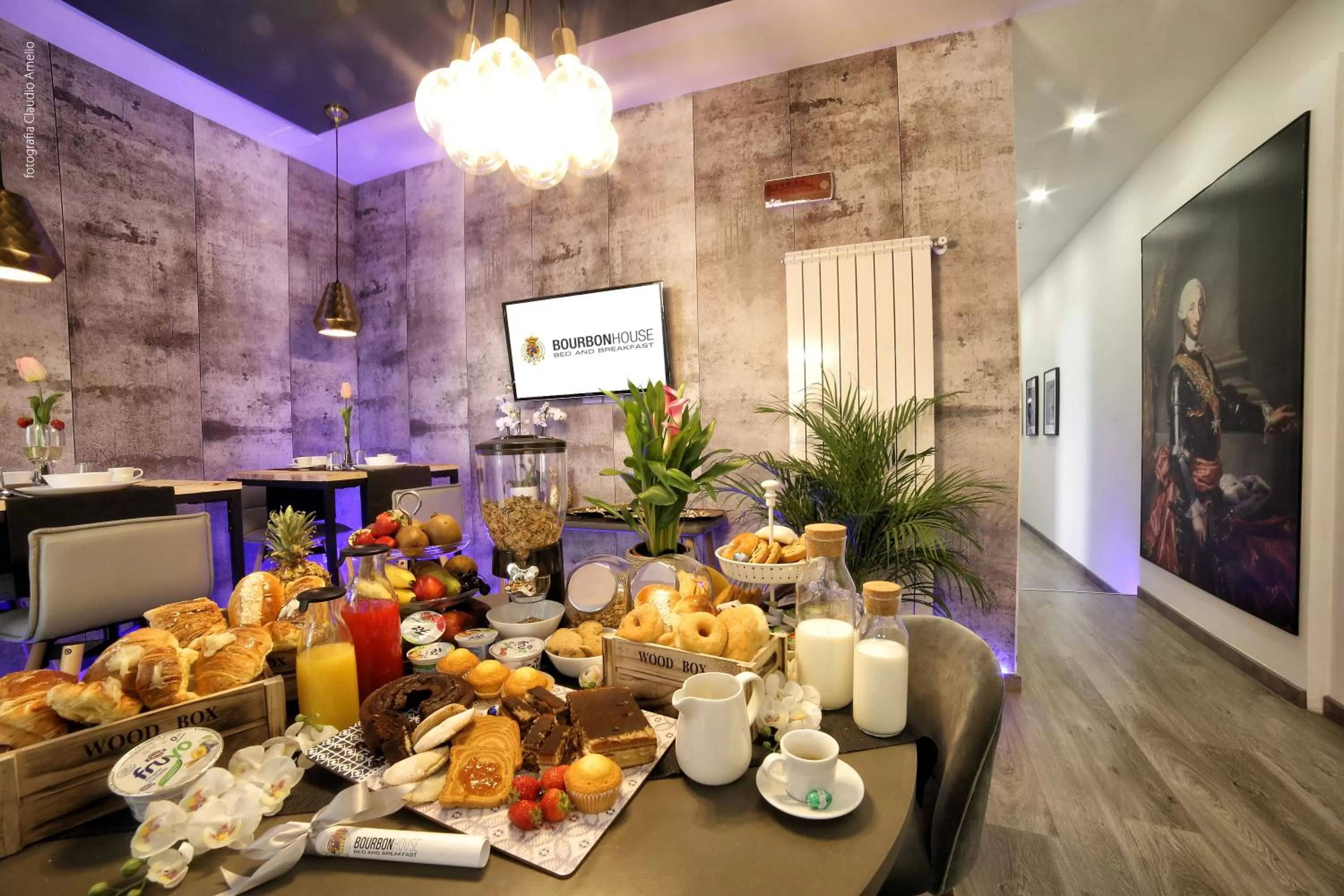 Food close-up in Bourbon House