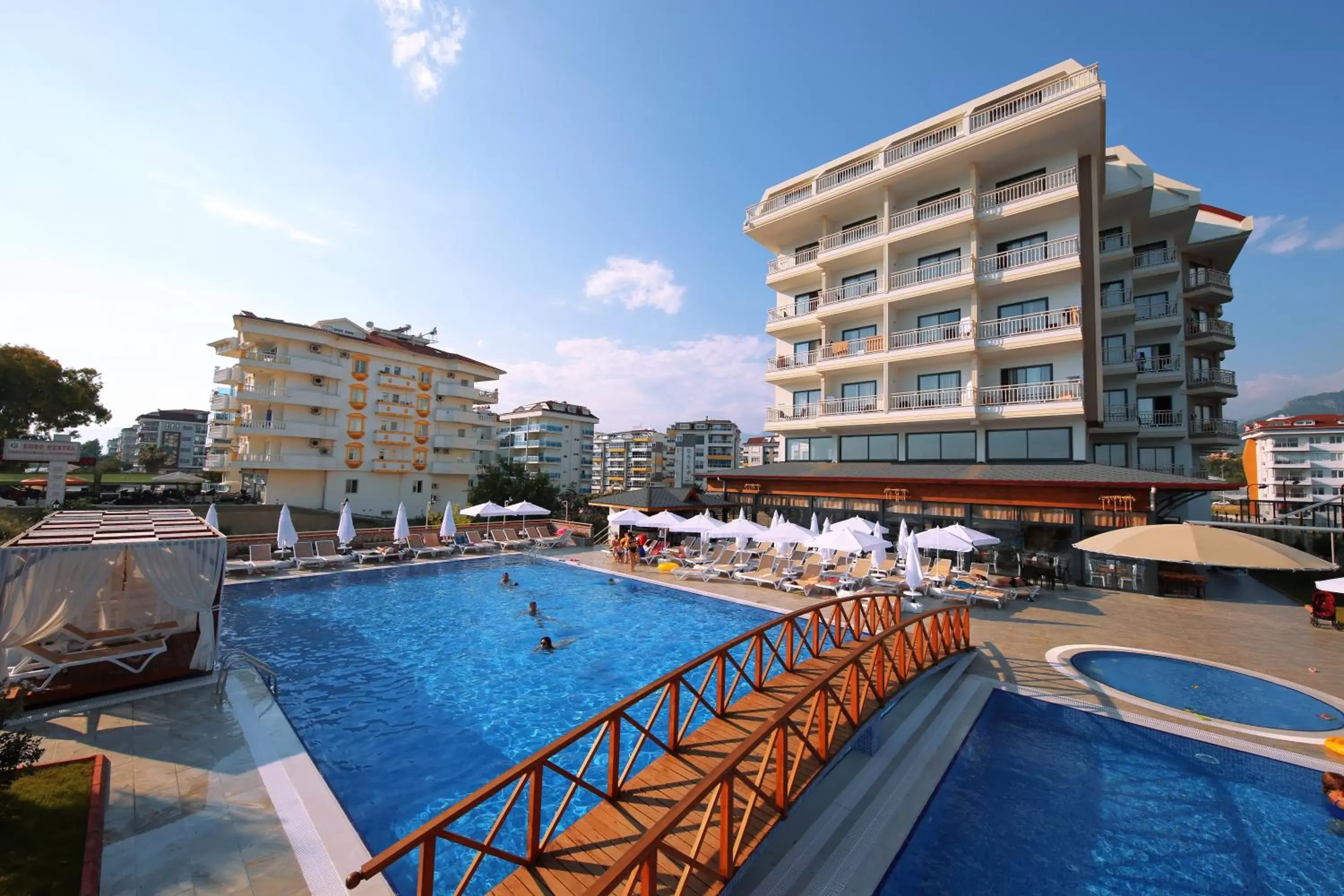 Property building, Swimming Pool in Sey Beach Hotel & Spa