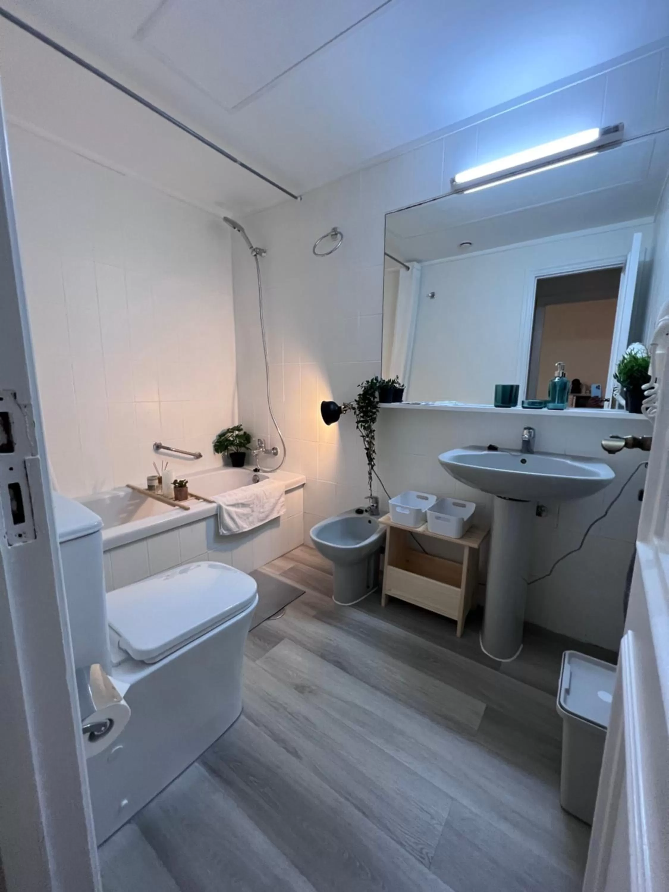 Bathroom in Luxury Apartment with pool view