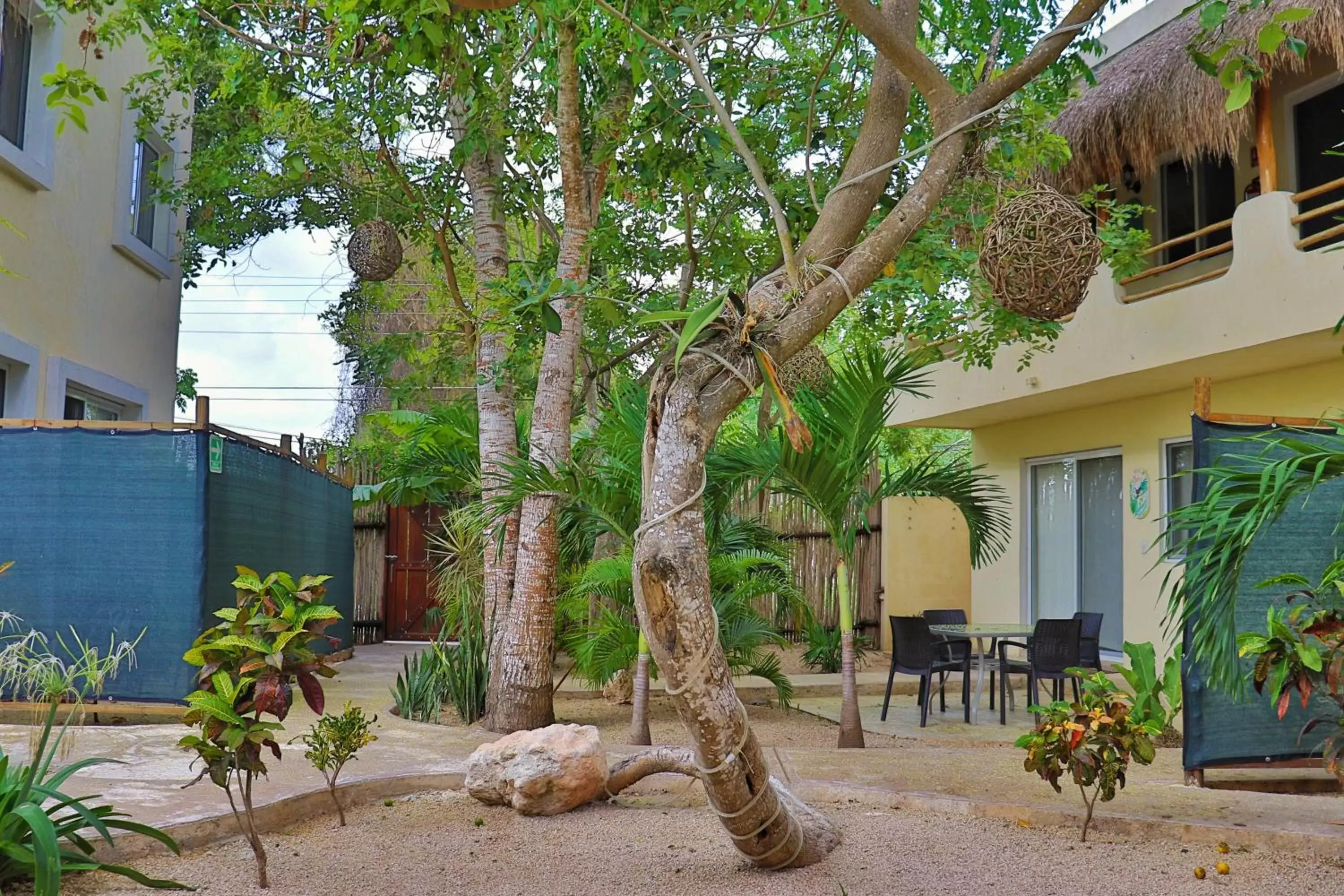 Patio, Property Building in Hotel & Suites Oasis Bacalar