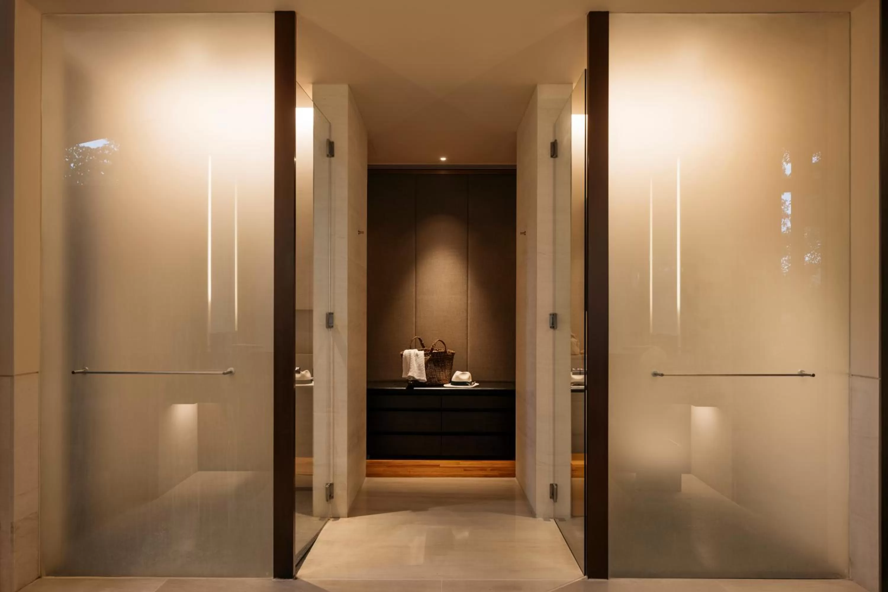 Bathroom in Capella Singapore