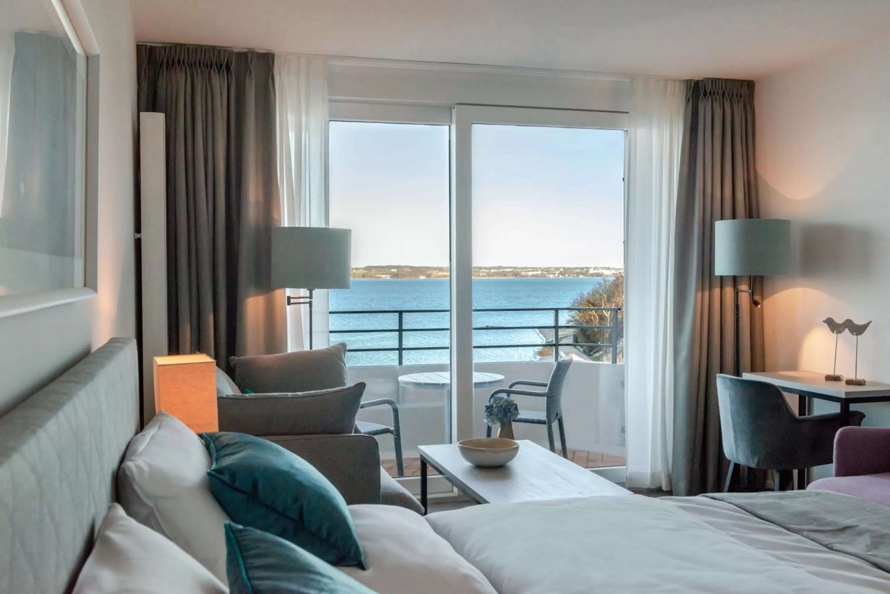 Living room, Bed in Intermar Hotel & Apartments