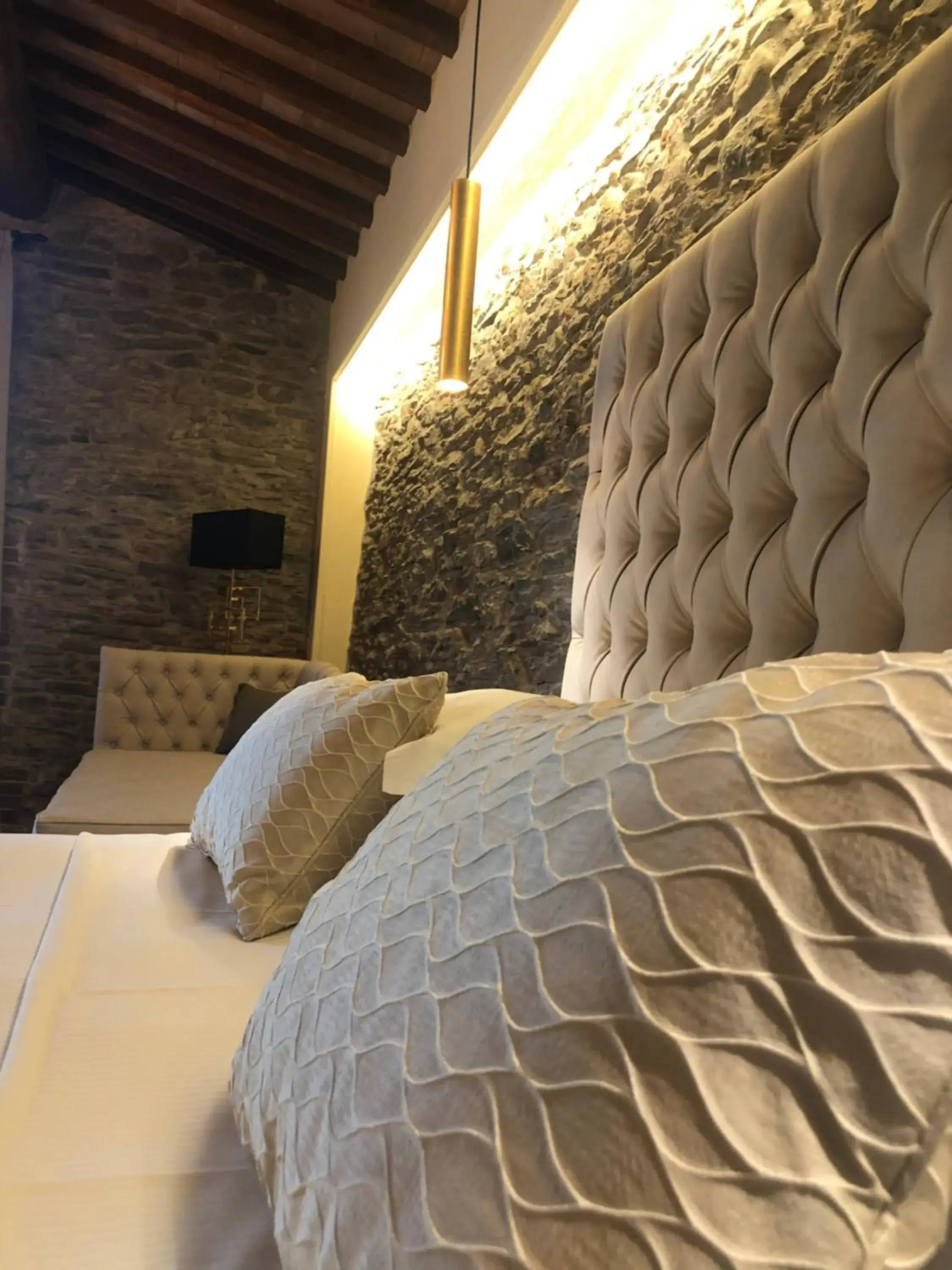 Decorative detail, Bed in Calidario Terme Etrusche