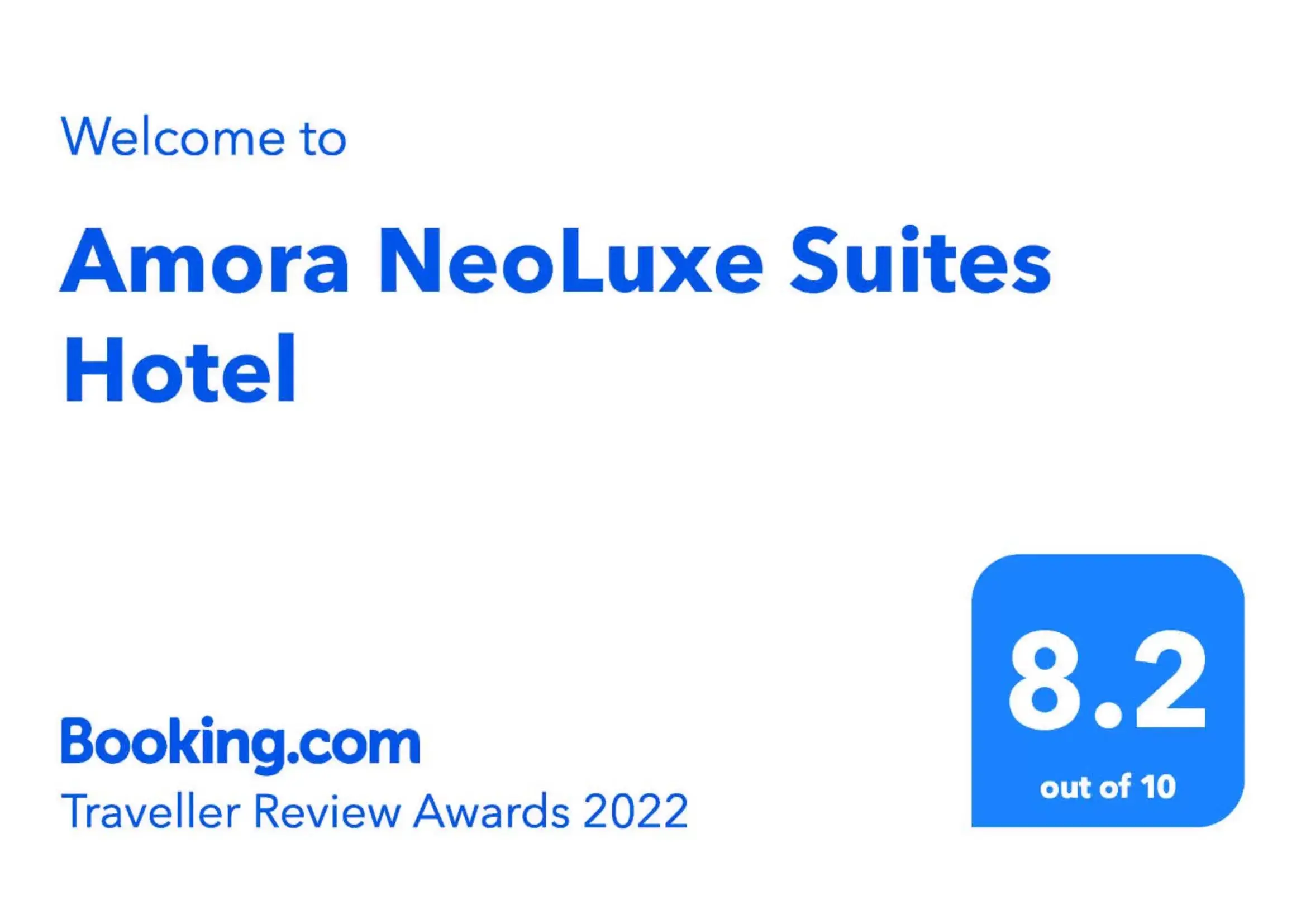 Certificate/Award in Amora NeoLuxe Suites Hotel