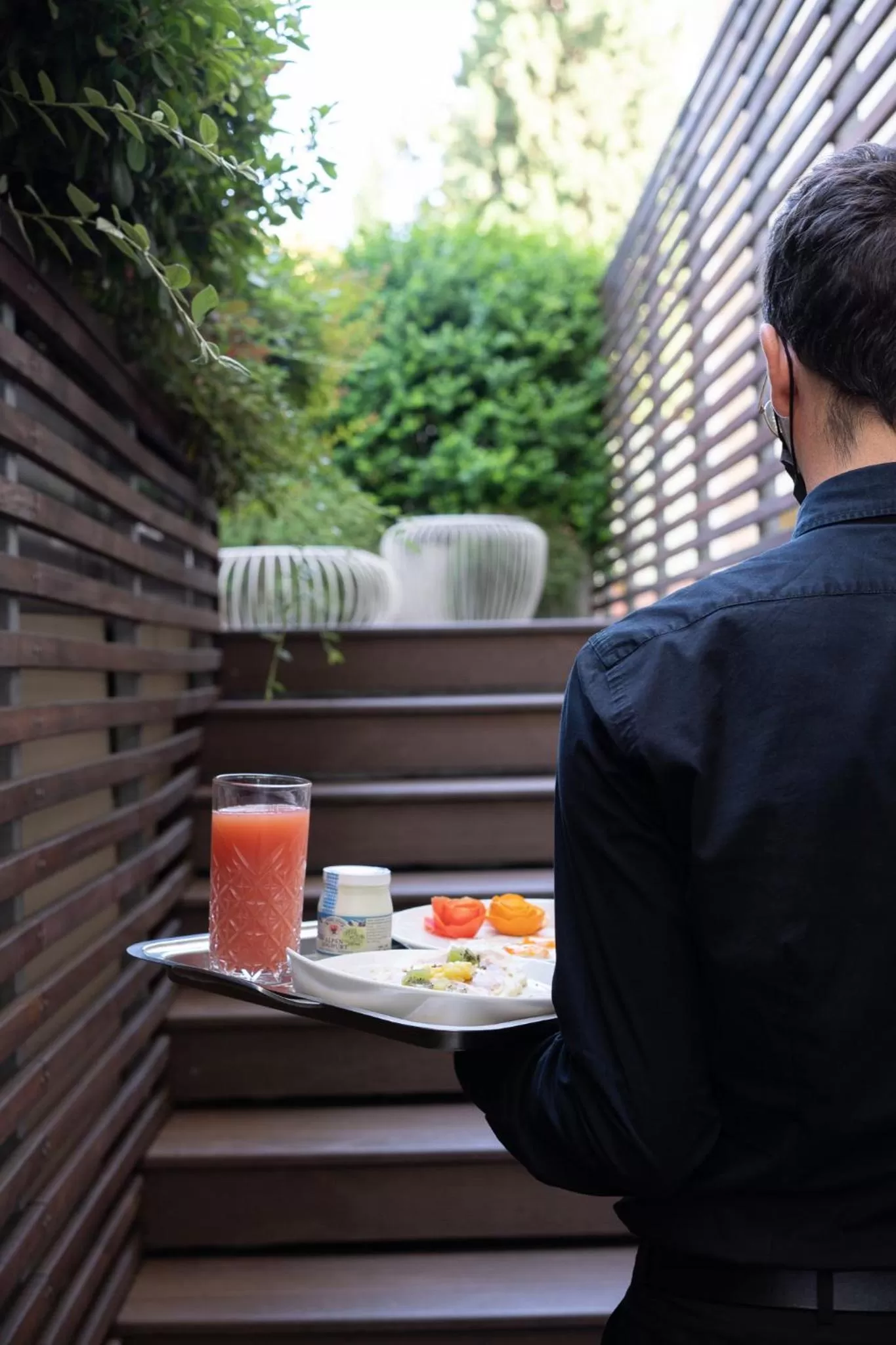 Patio in Hotel Glance In Florence