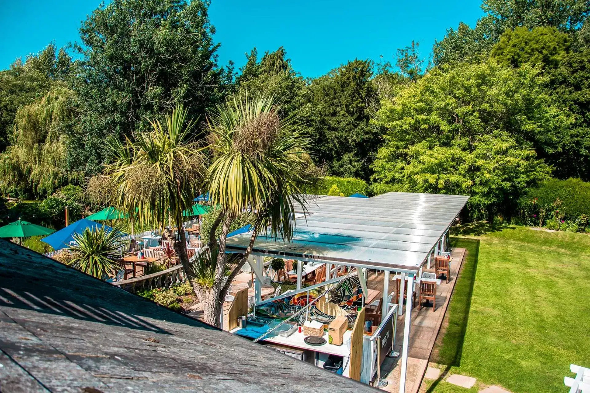 Garden view, Pool View in The Old Mill